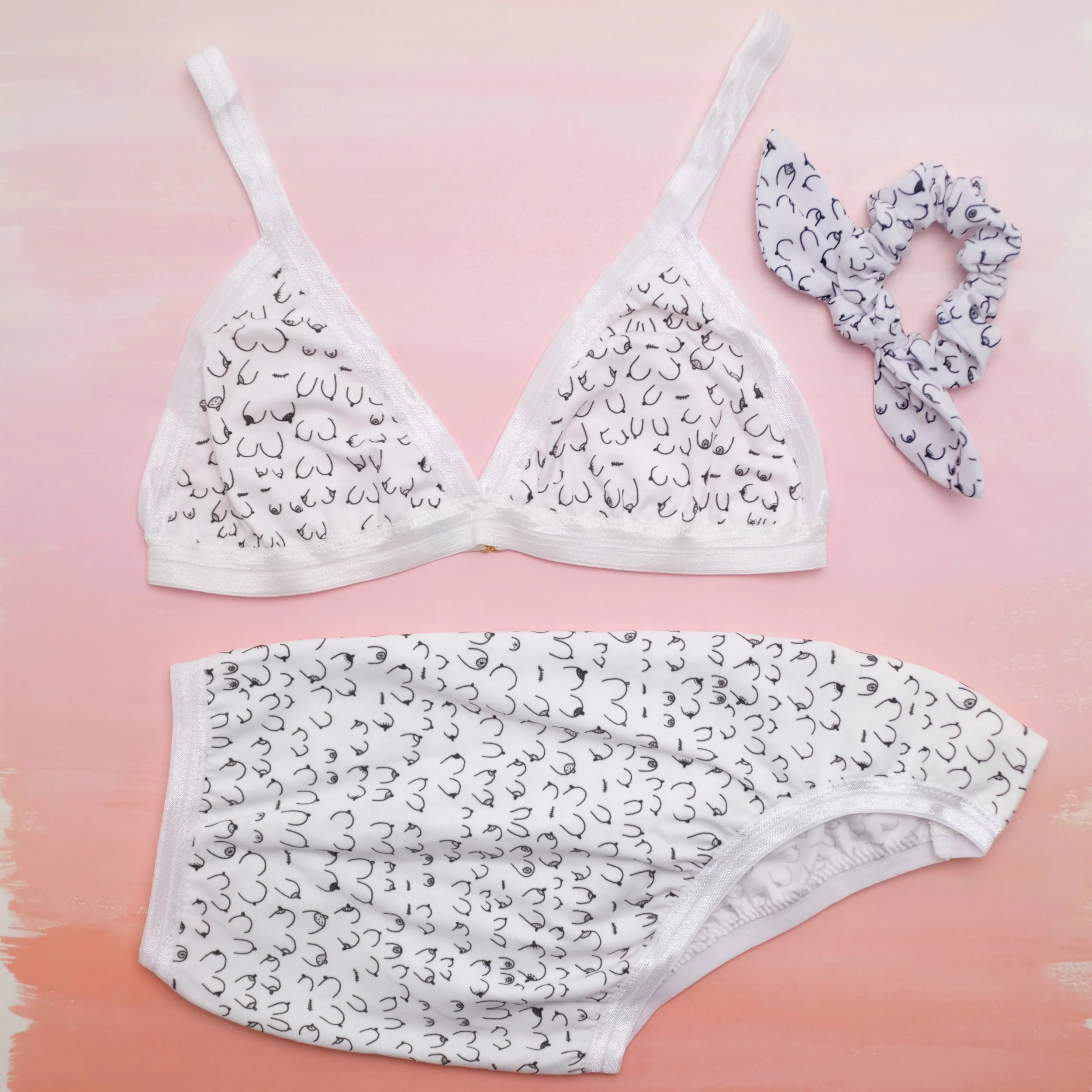 high rise and triangle bra and scrunchie.jpg
