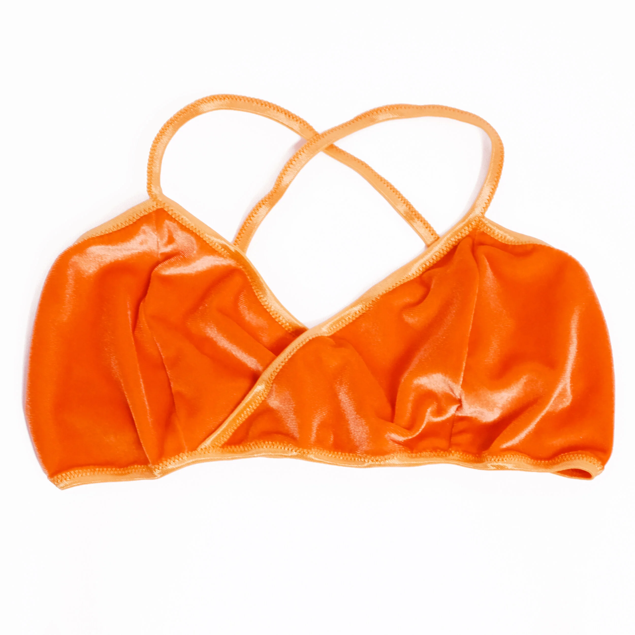 orange bralette