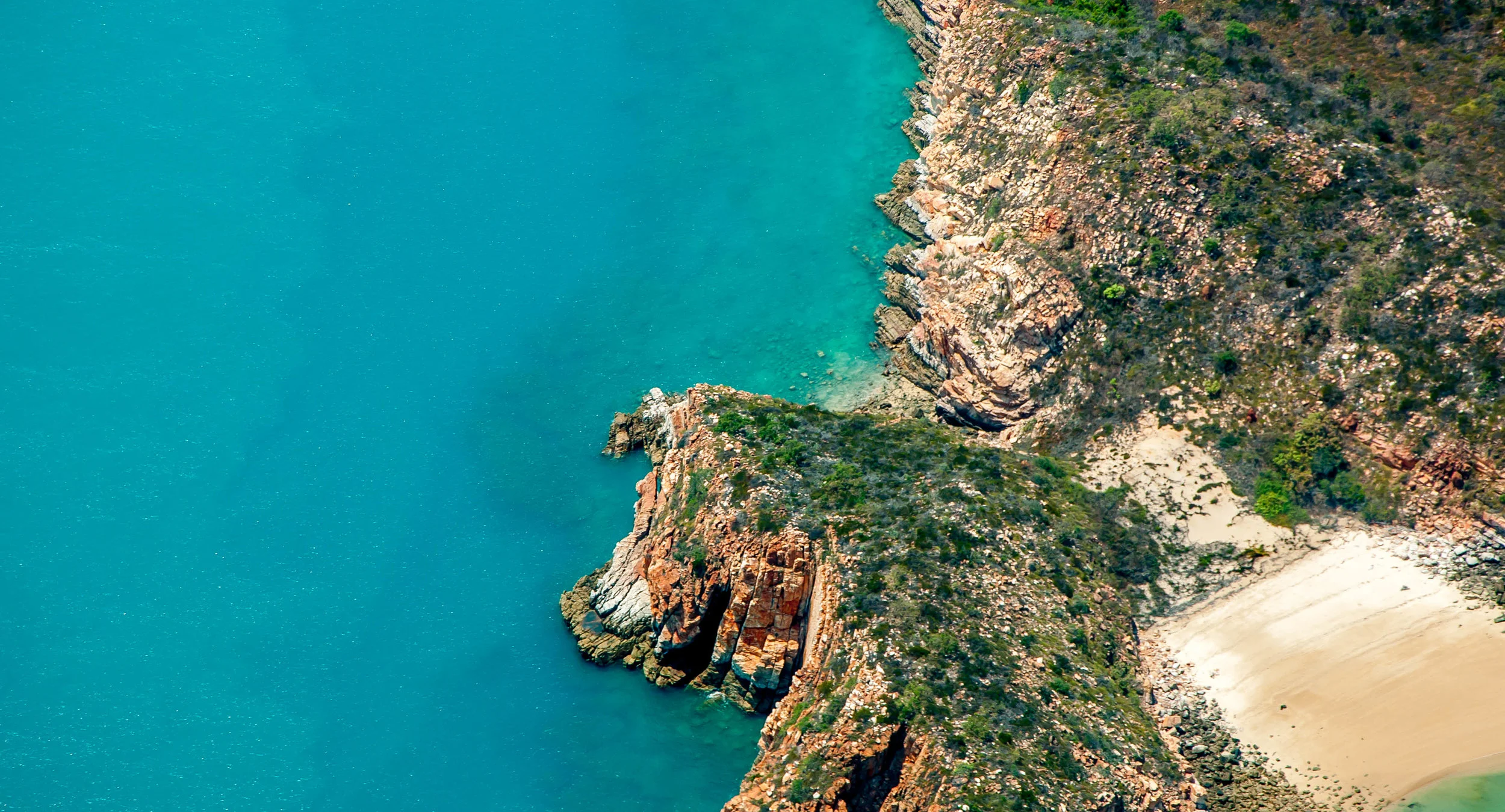                Rugged coastline of the West Kimberley Western Australia  