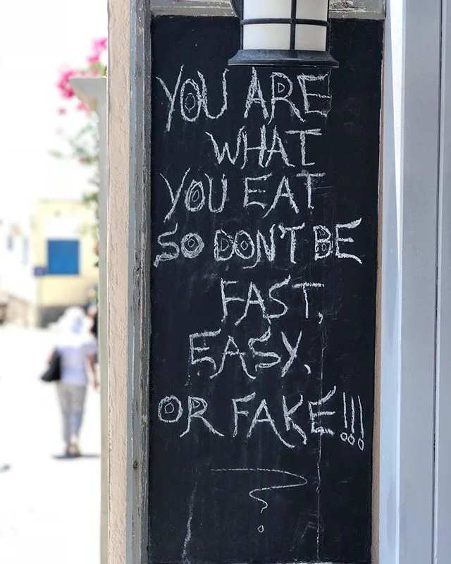 Great sign in #megalochori Greece yesterday! #greece #santorini #travel #worldtravel #youarewhatyoueat #fake #easy #weight #weightloss #weightlossjourney #weightlossmotivation #weightlosstransformation #wolffweightandwellness #wolffpack #glutenfree #