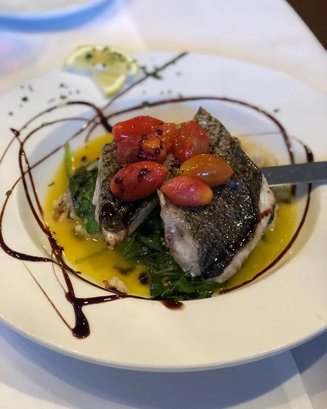 Delicious Sea Bass special at #martichellis #restaurant in #crestedbutte #colorado !! They def know how to cater to #foodallergies here! #food #foodie #healthyfood #fish #healthyfood #healthylifestyle #glutenfree #dairyfree #tomatoes #seabass #foodsp
