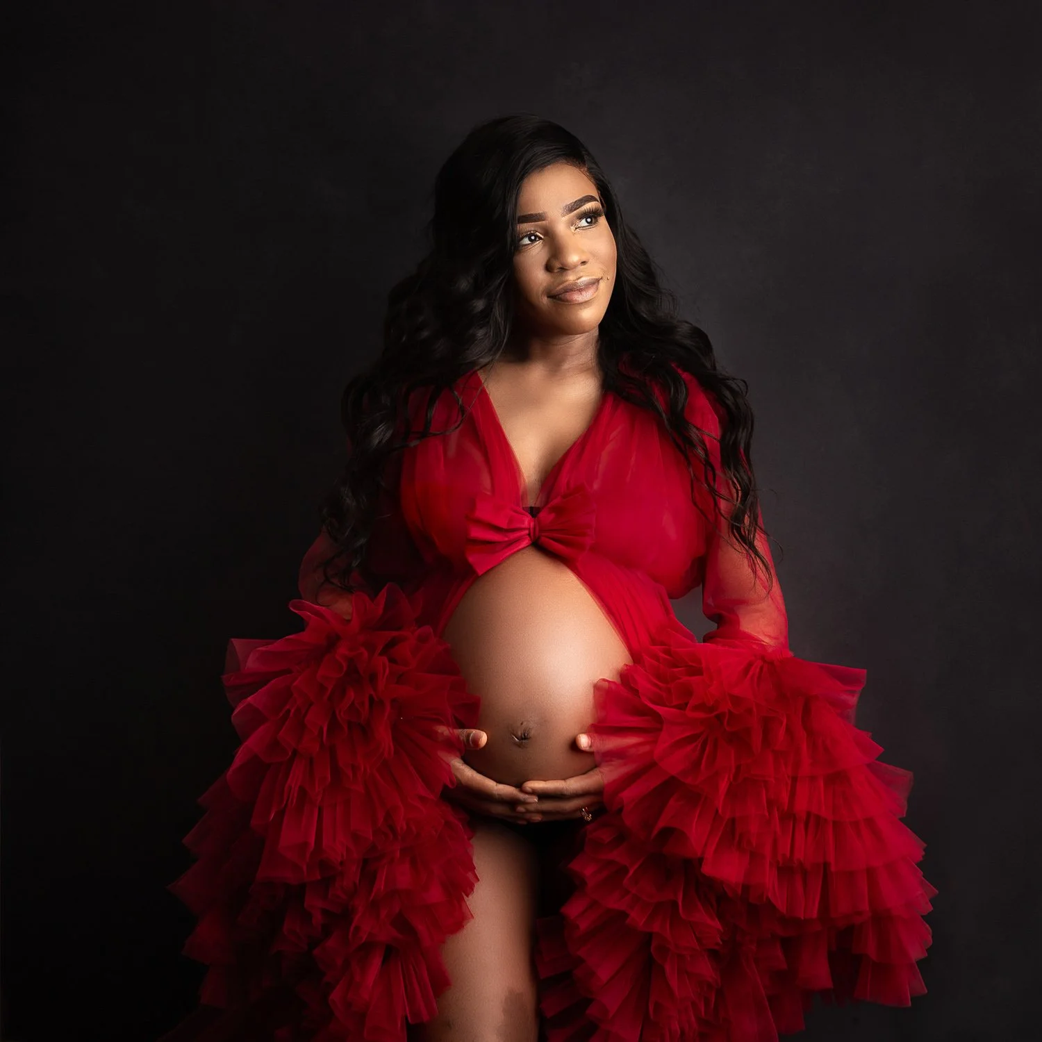 Studio Fine Art Maternity Photographer  Leeds - Harrogate - York -Wakefield - Bradford