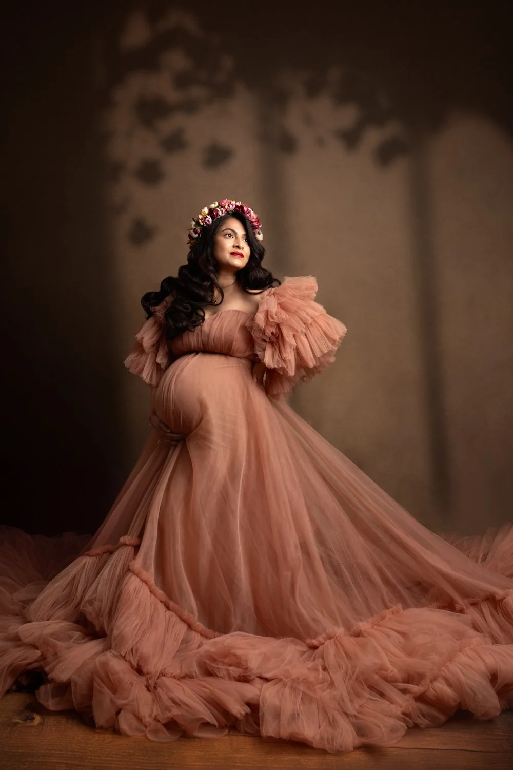 Studio Fine Art Maternity Photoshoot Leeds - Harrogate - York -Wakefield - Bradford