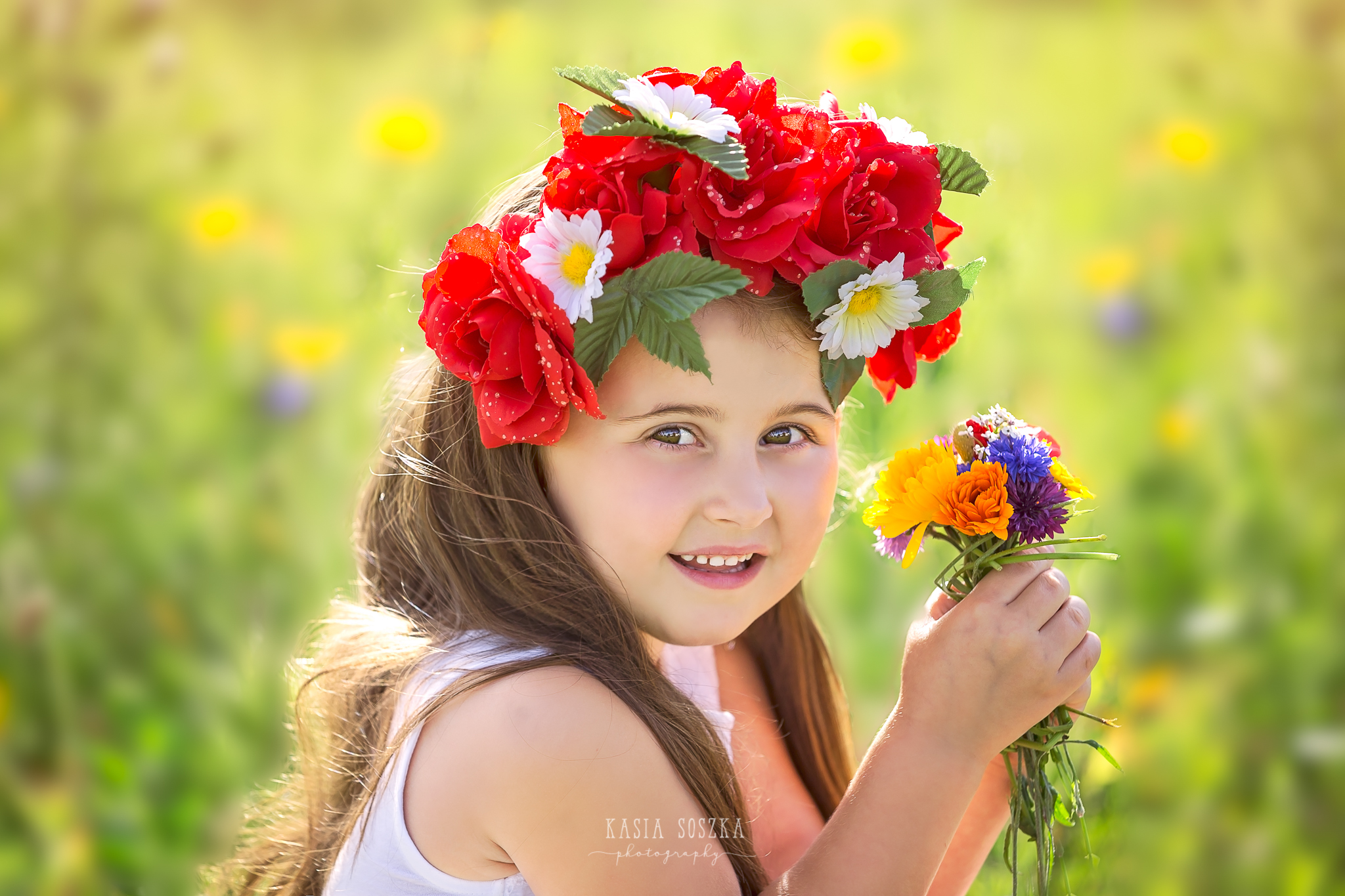 Ruby's summer wildflowers session — Kasia Soszka Photography