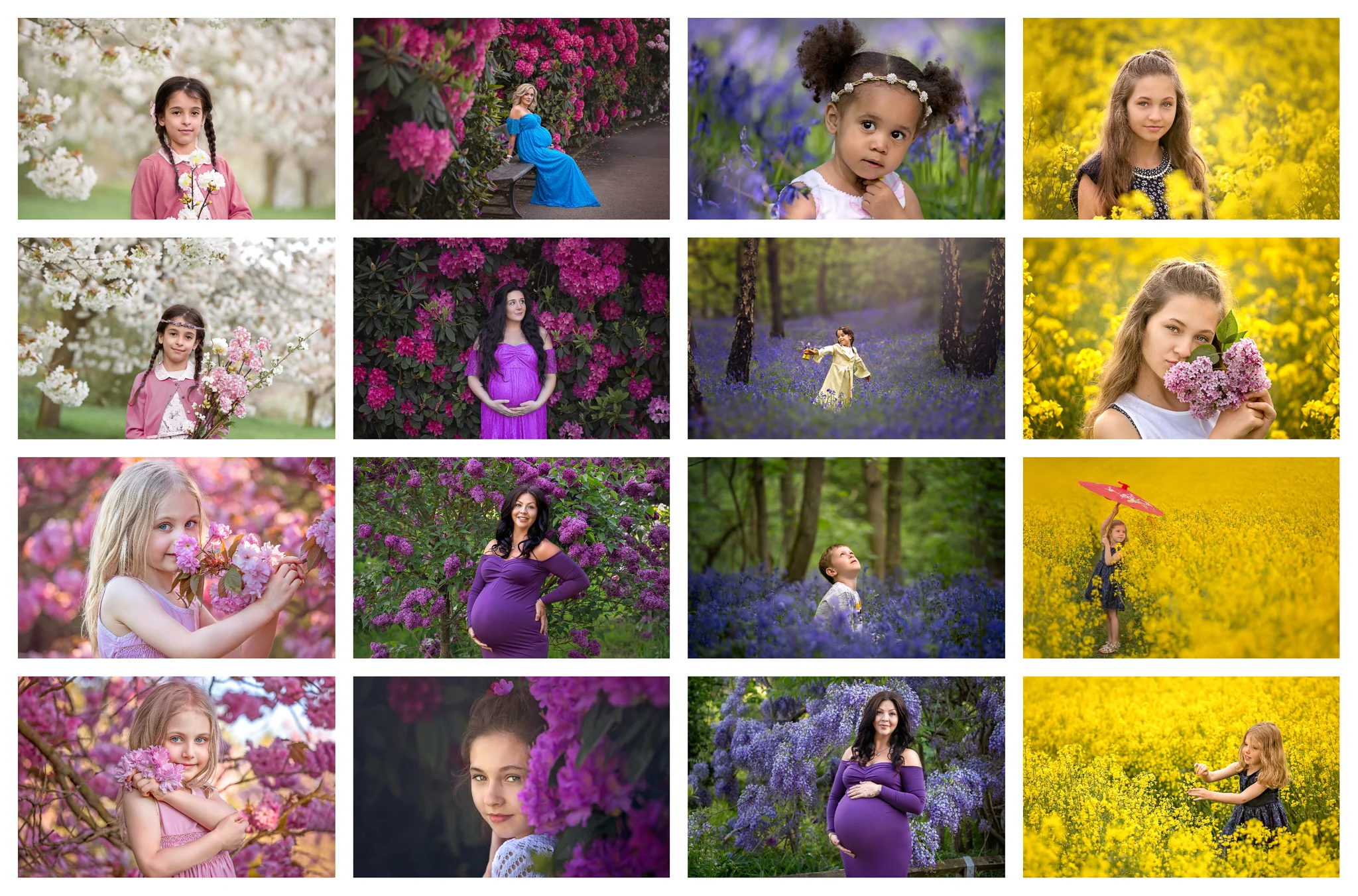 Portrait photography Leeds, maternity, family and child photographer in Leeds, Yorkshire: spring blossom outdoor sessions 2019