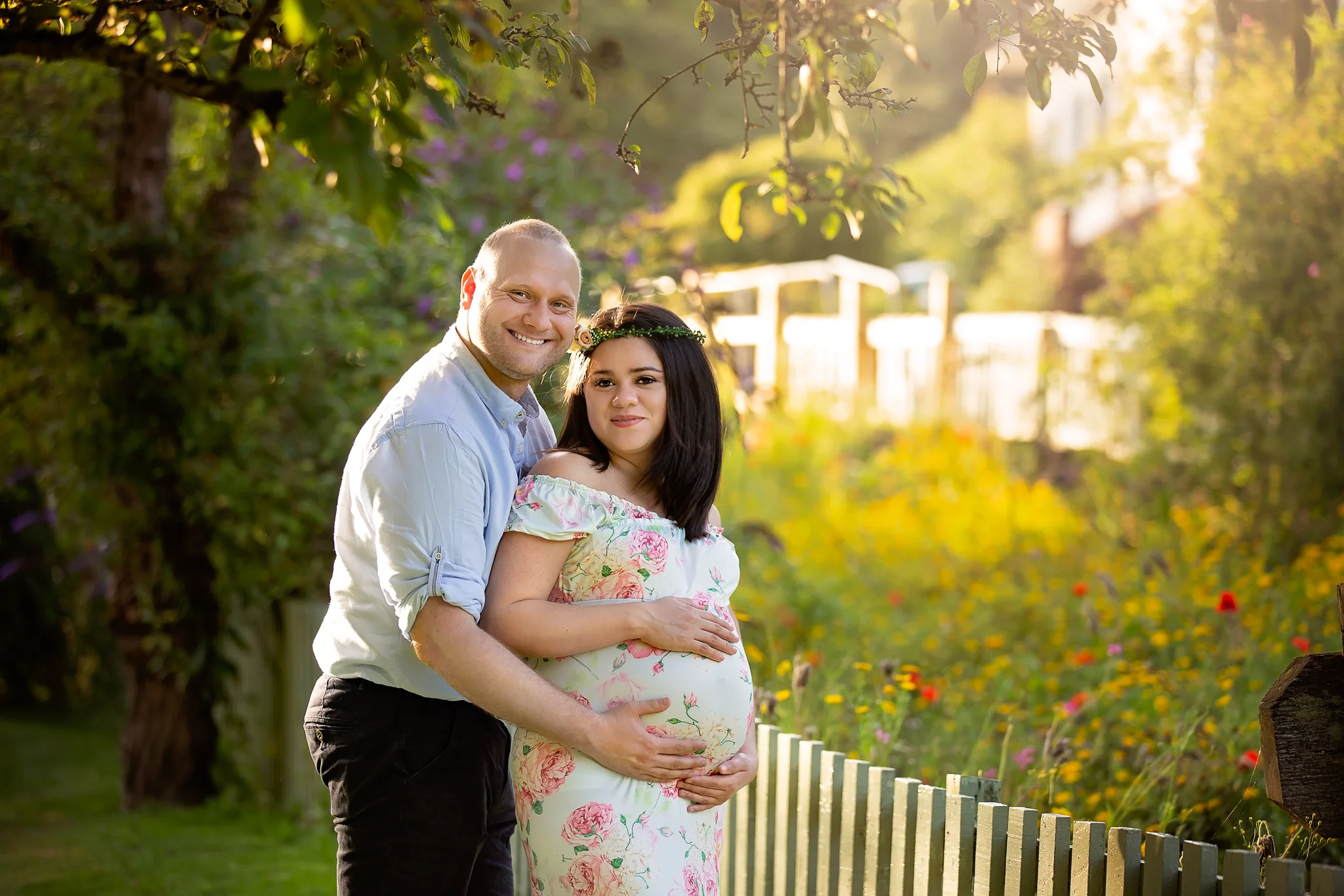 Couple maternity photoshoot in Leeds, West Yorkshire