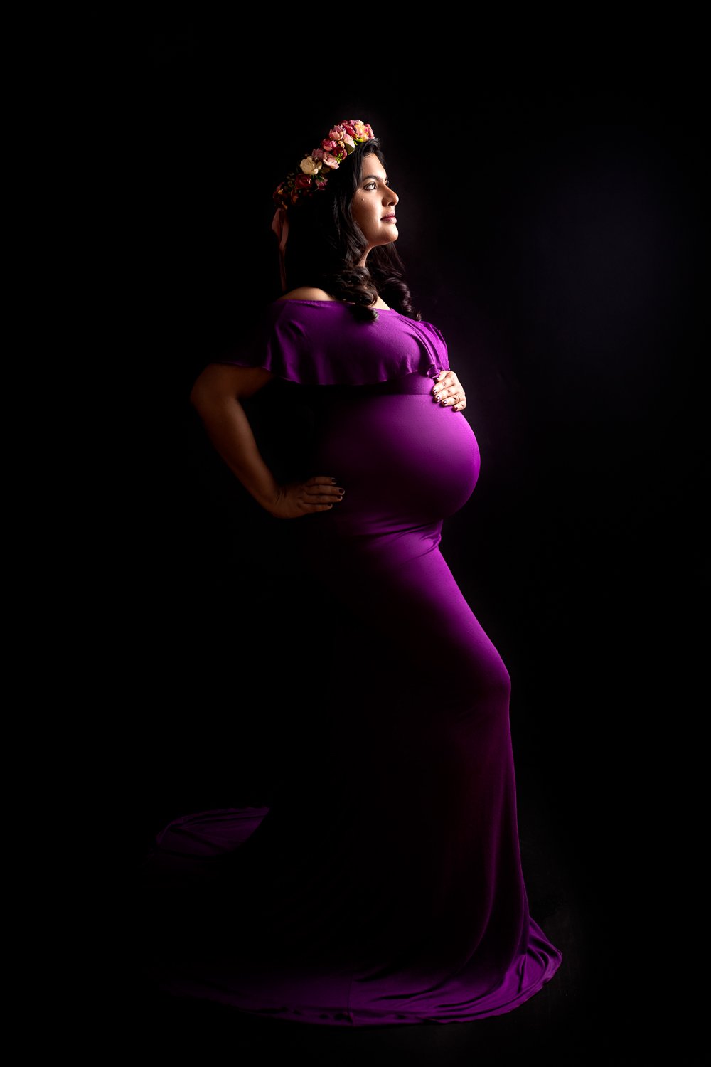 Glam maternity photoshoot Leeds, Harrogate, York, Bradford, Wakefield, Manchester