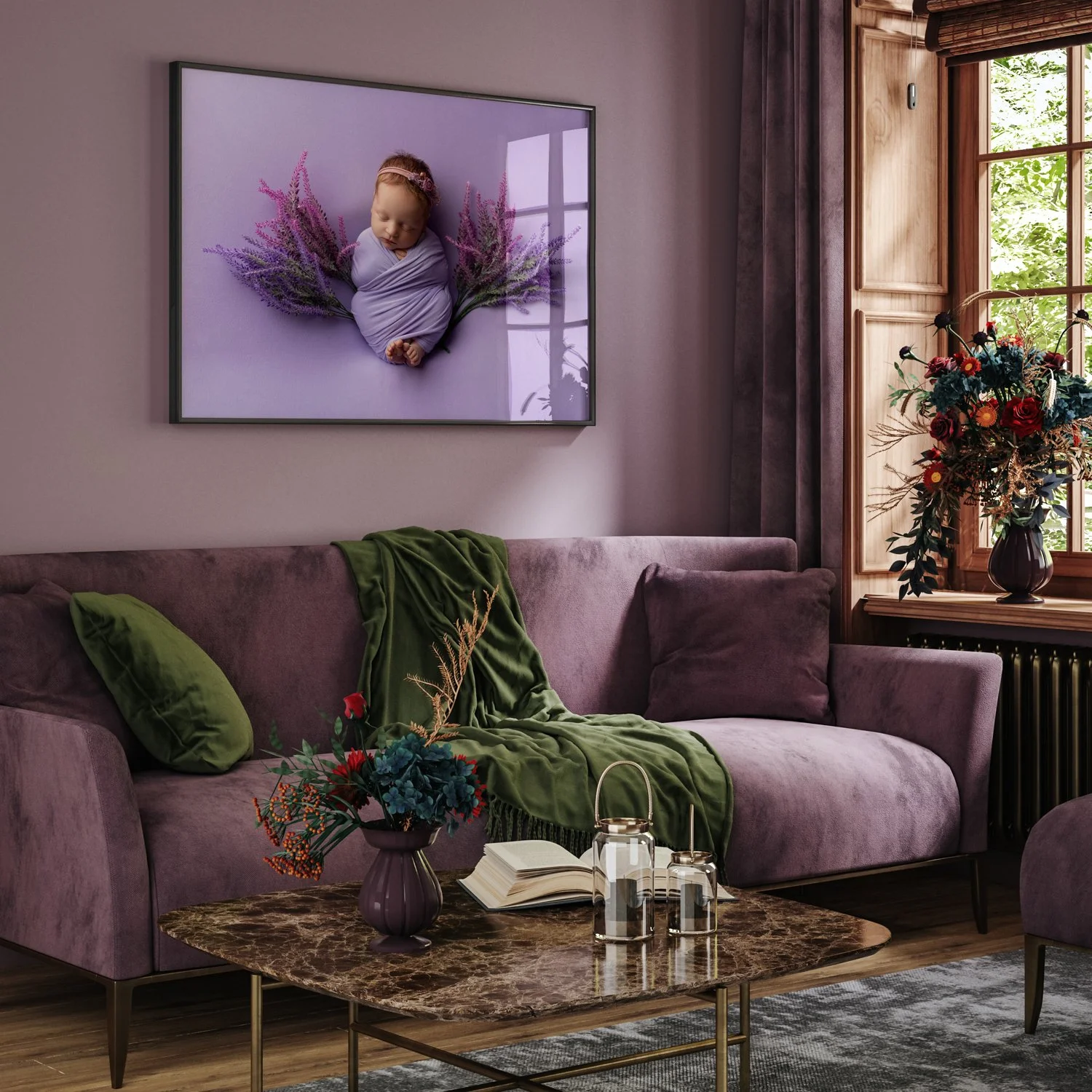 Newborn photography wall art