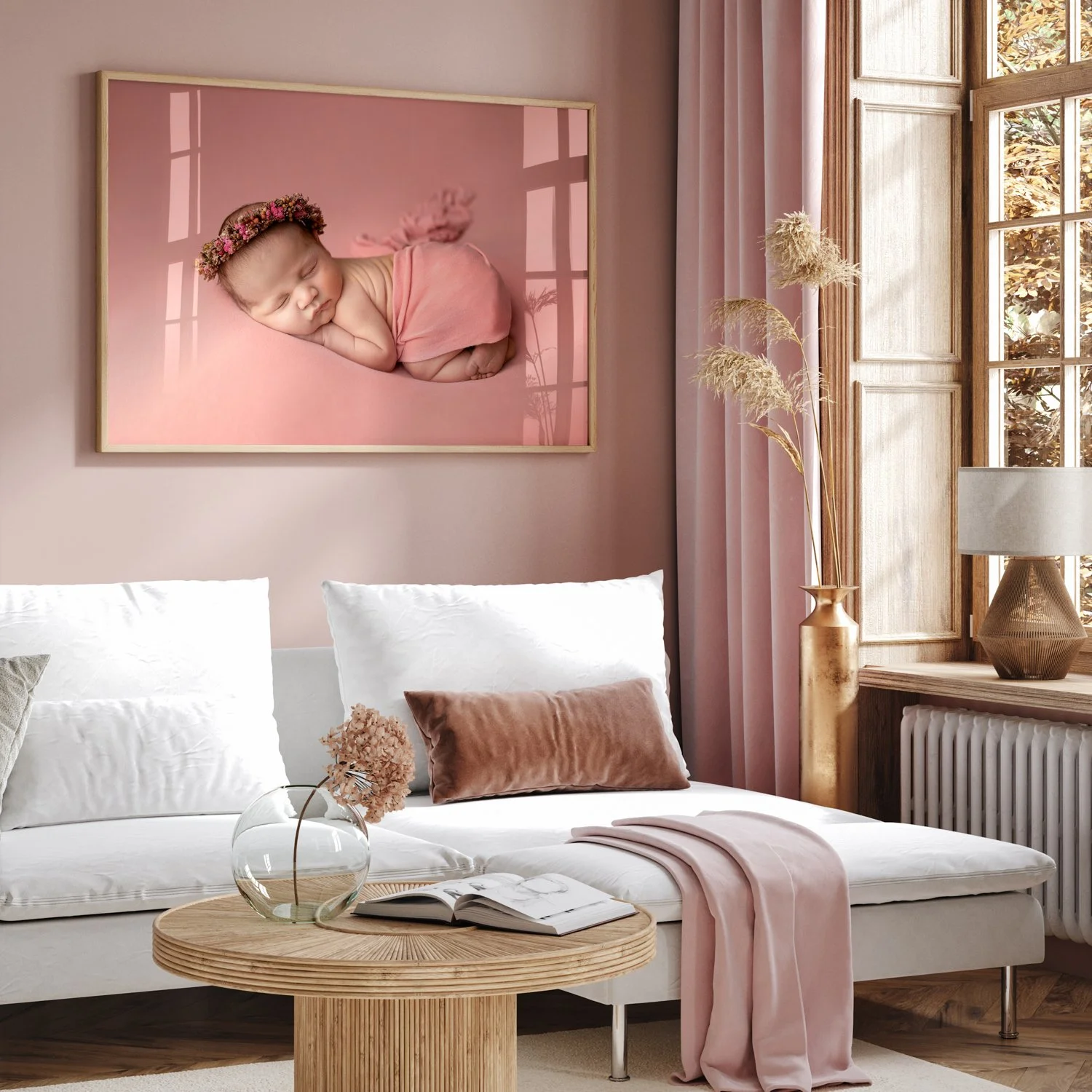 Newborn photography wall art