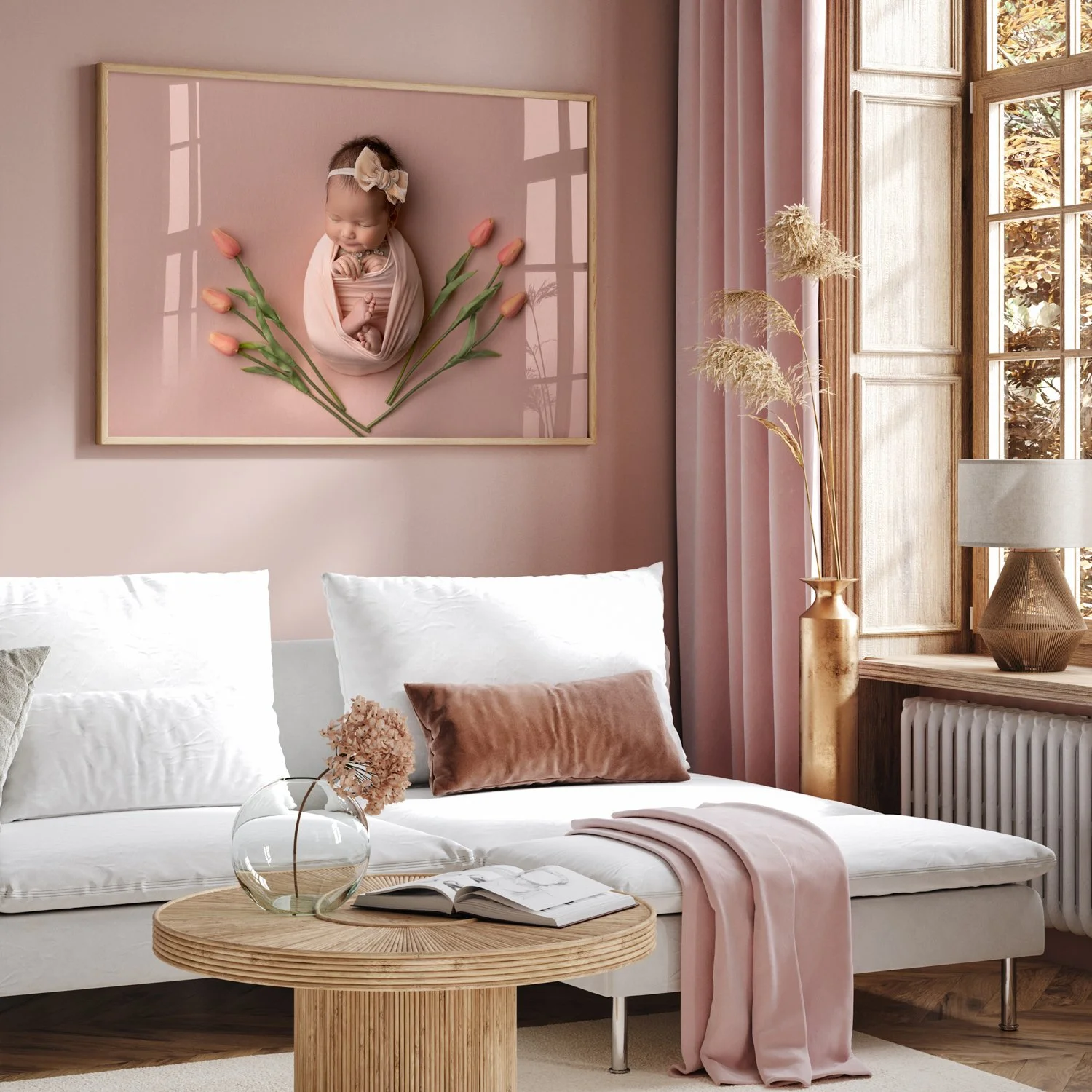 Newborn photography wall art