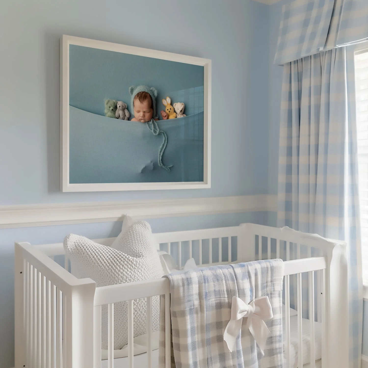 Newborn photography wall art
