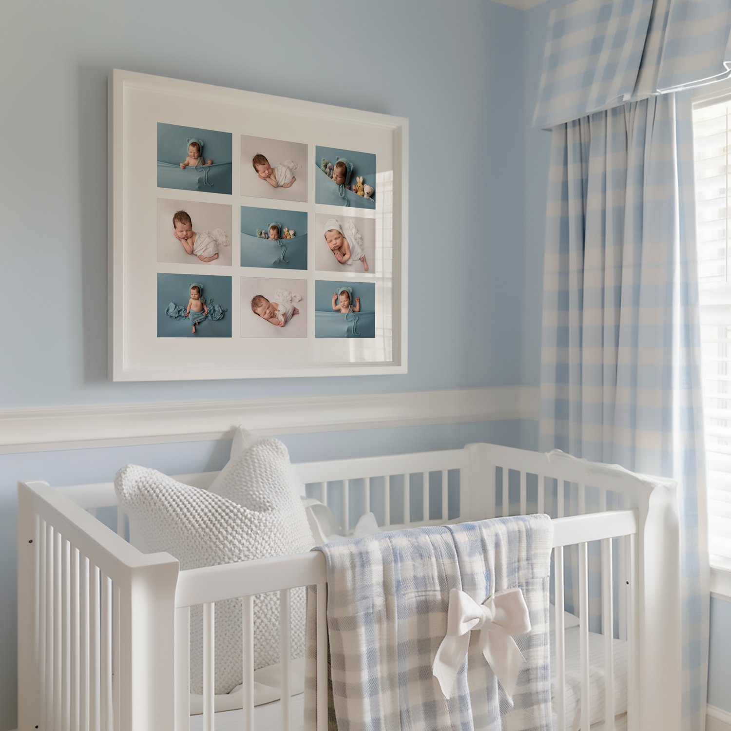 Newborn photography wall art