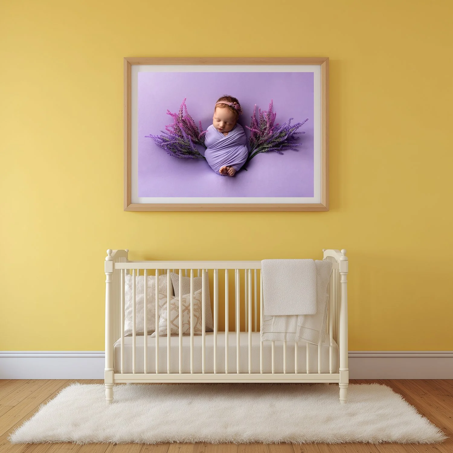 Newborn photography wall art