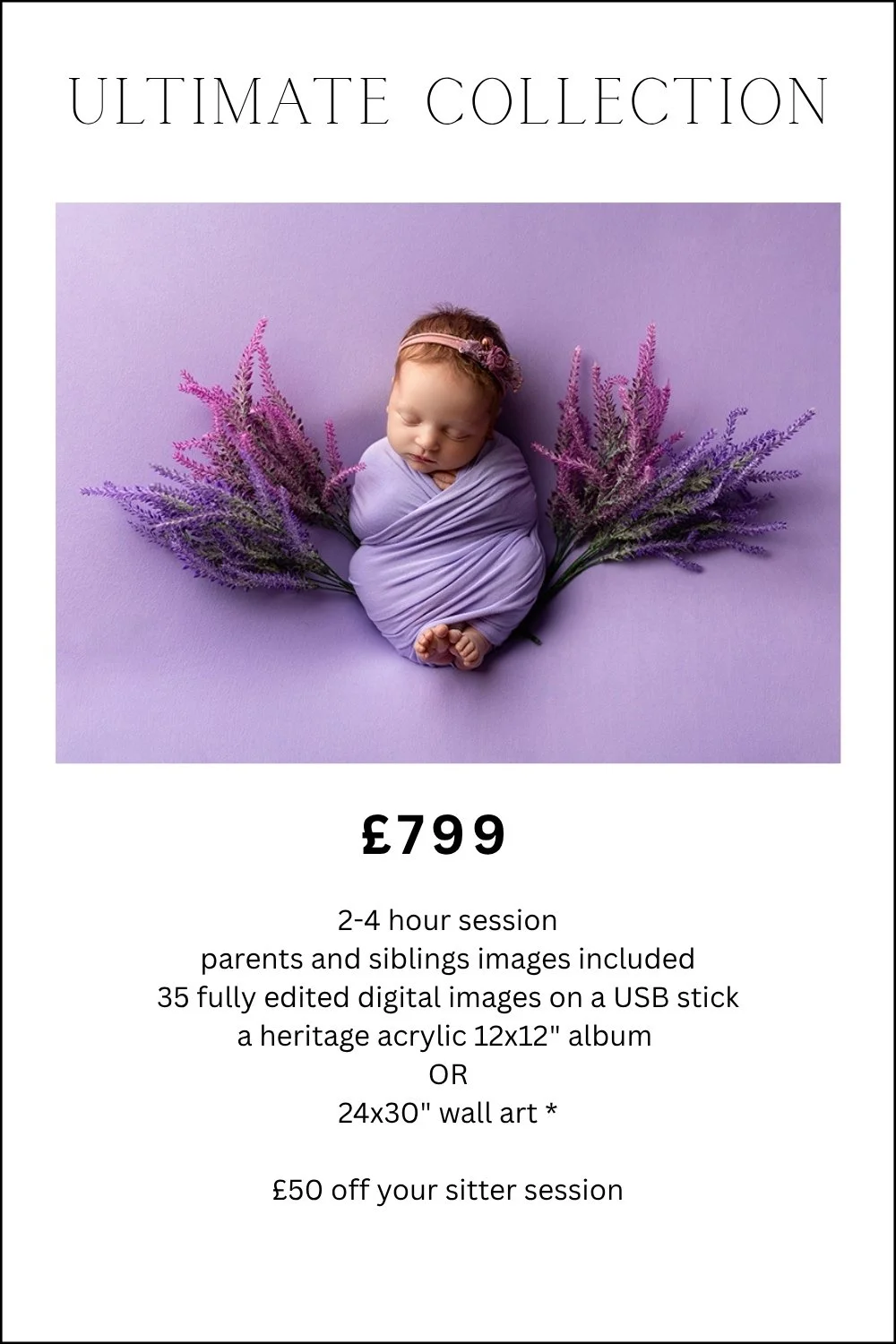 Leeds Newborn Baby Photography Pricing
