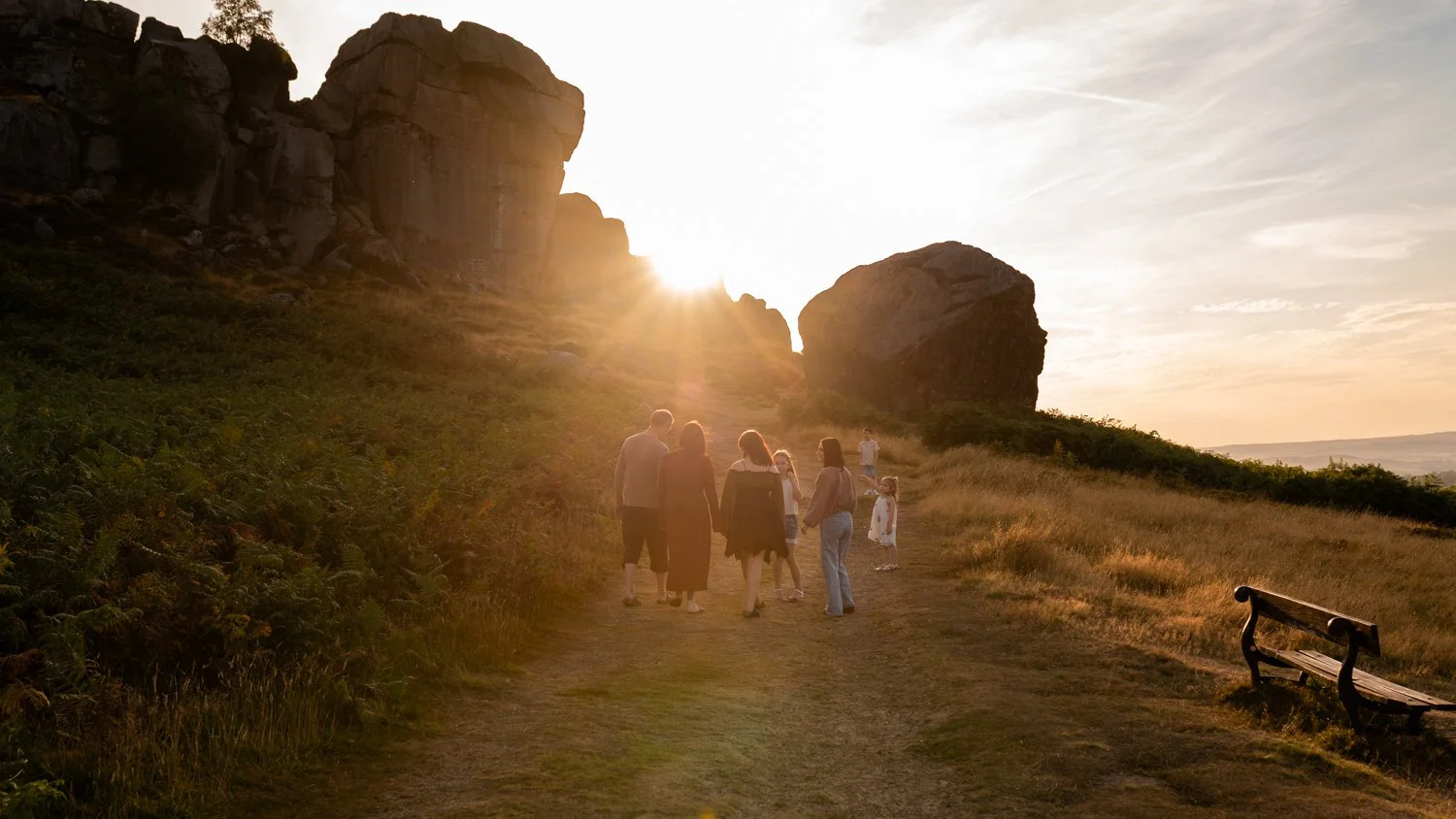Adventure storytelling outdoor family photography in Yorkshire