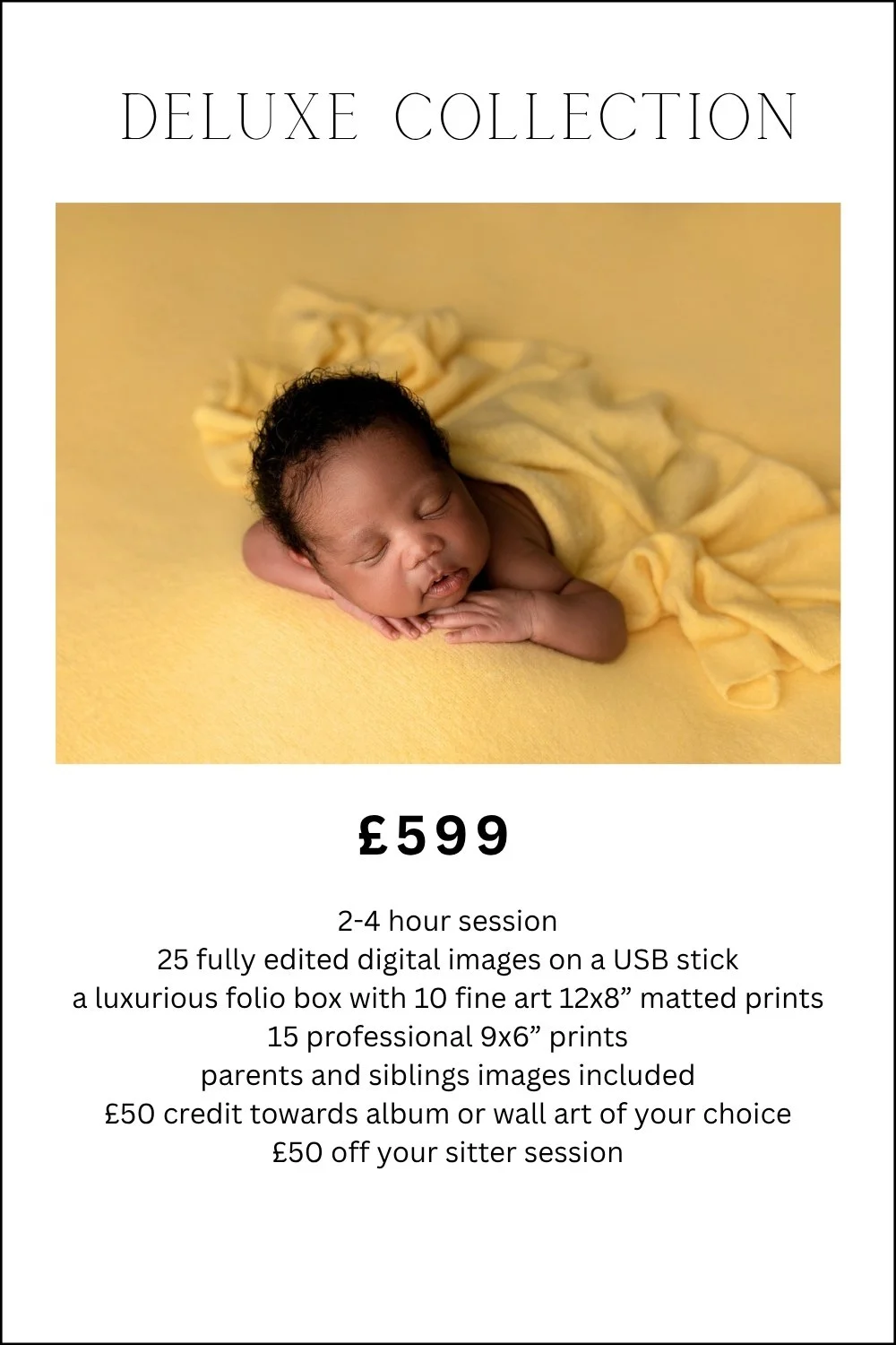 Leeds Newborn Baby Photography Pricing