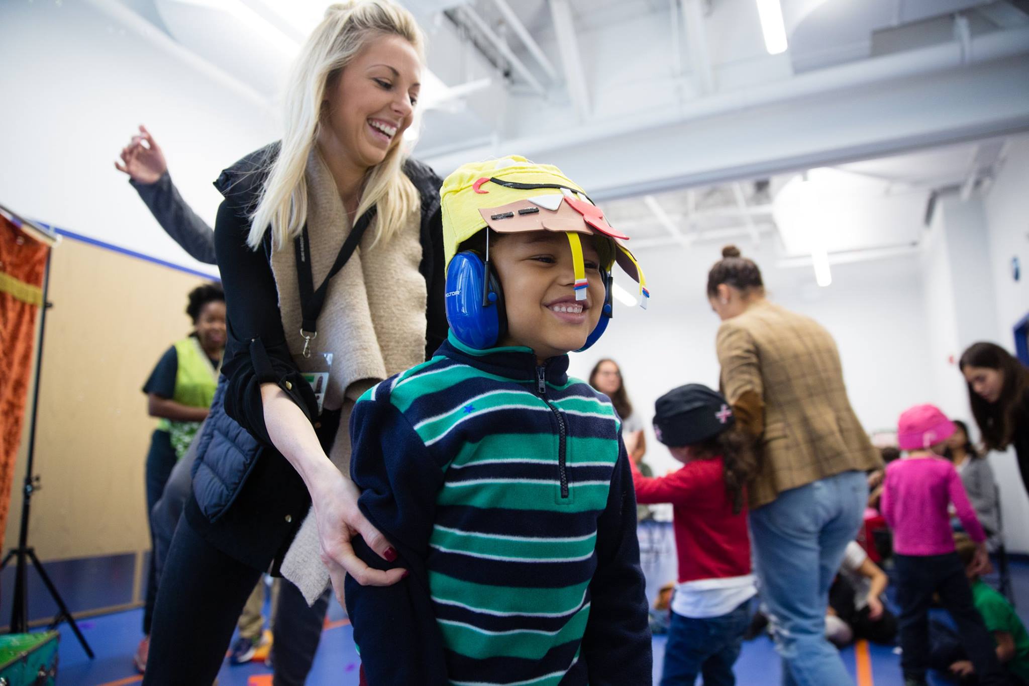 Child smiling during children's theatre performance (Copy)