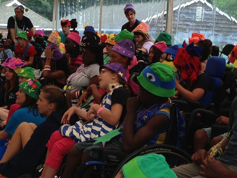 Audience watching children's theatre performance (Copy)