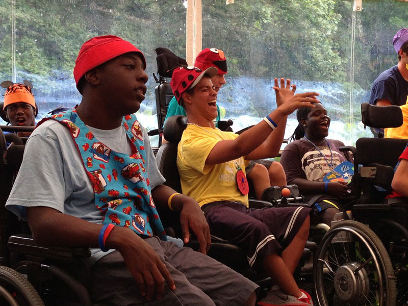 Audience reacting during children's theatre performance (Copy)