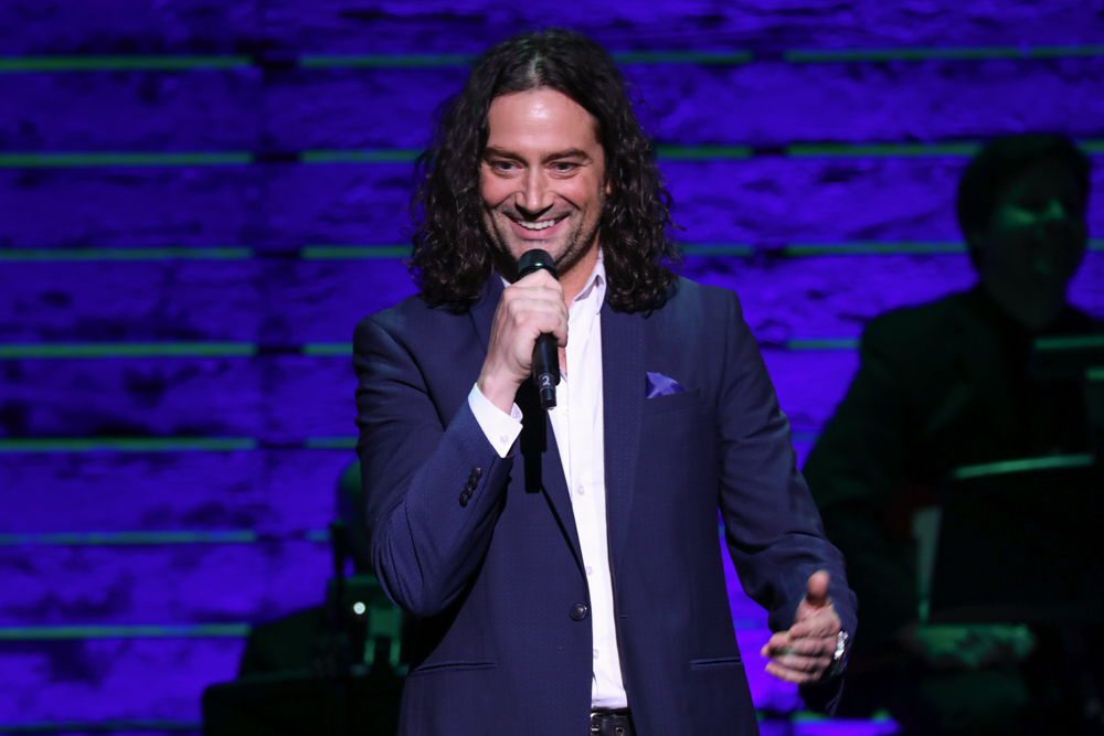 Constantine Maroulis performing on stage at Only Make Believe Gala (Copy)