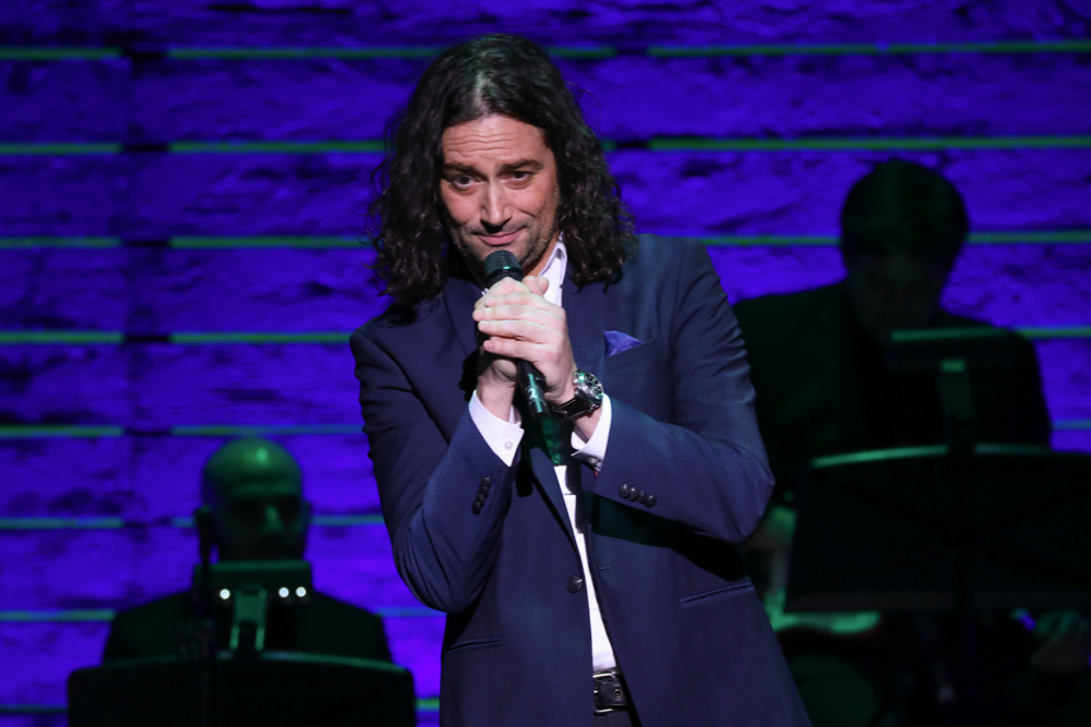 Constantine Maroulis performing on stage at Only Make Believe Gala (Copy)