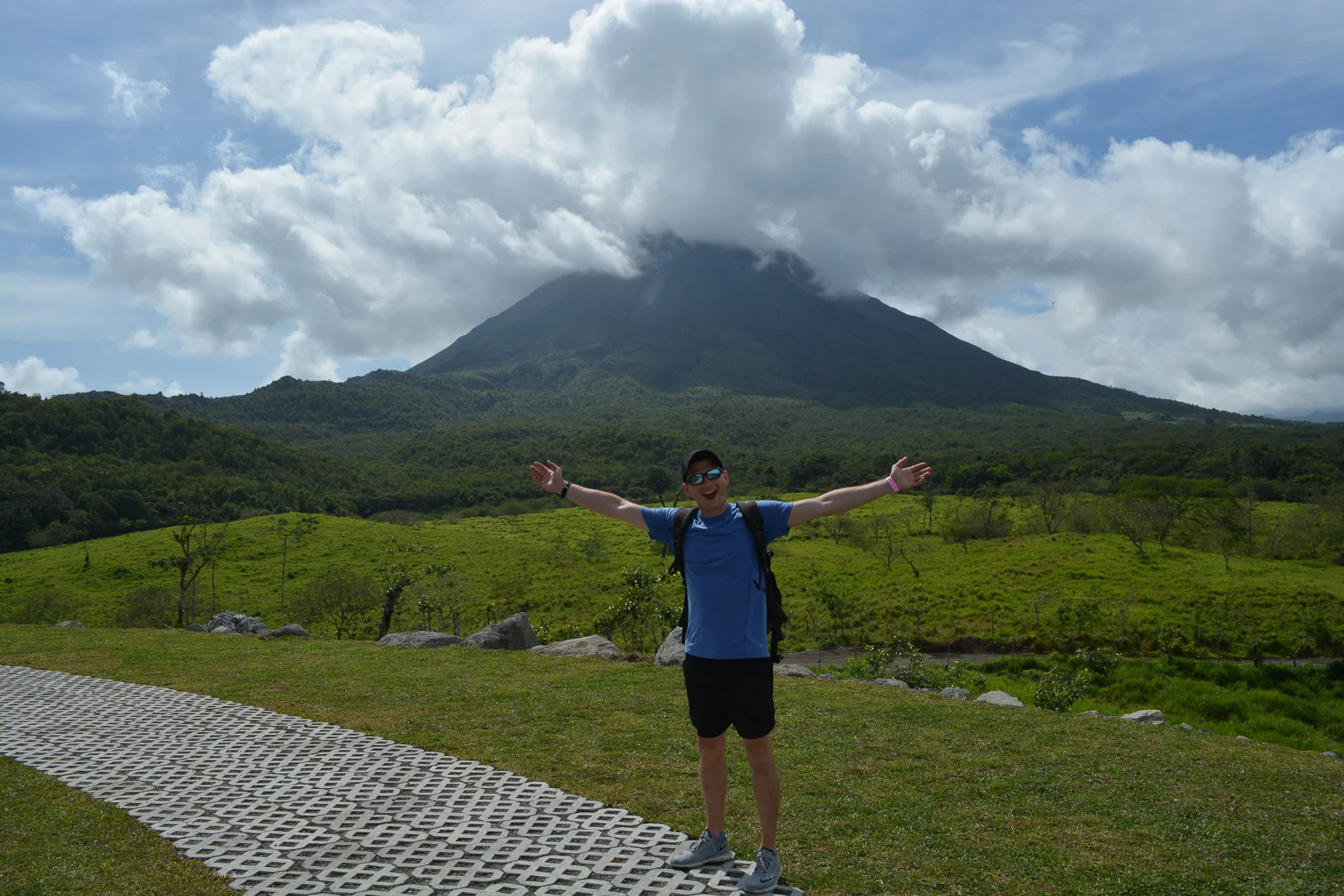 What?? There's a volcano here? No way!!!
