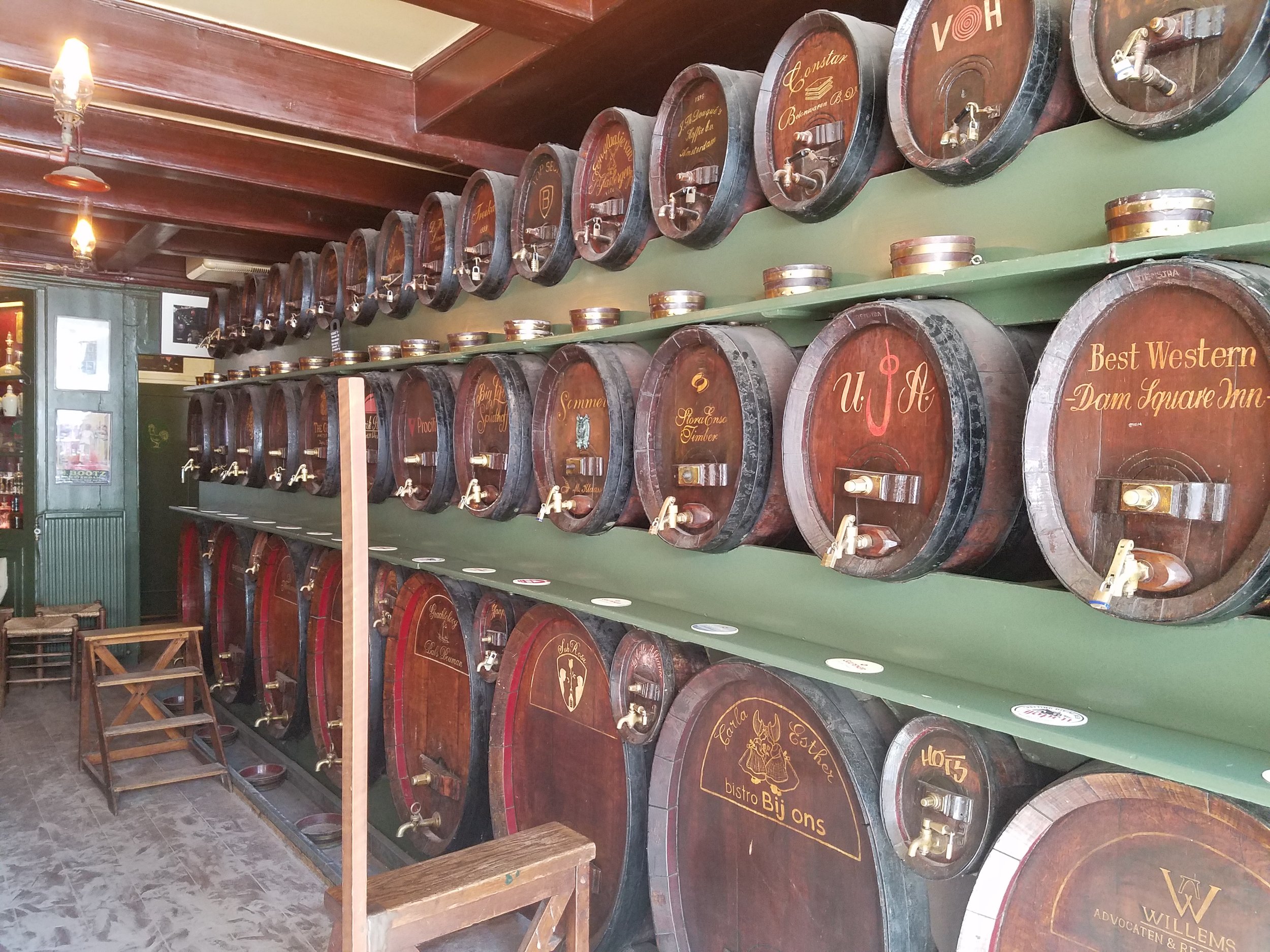 Barrels ready for drinking!