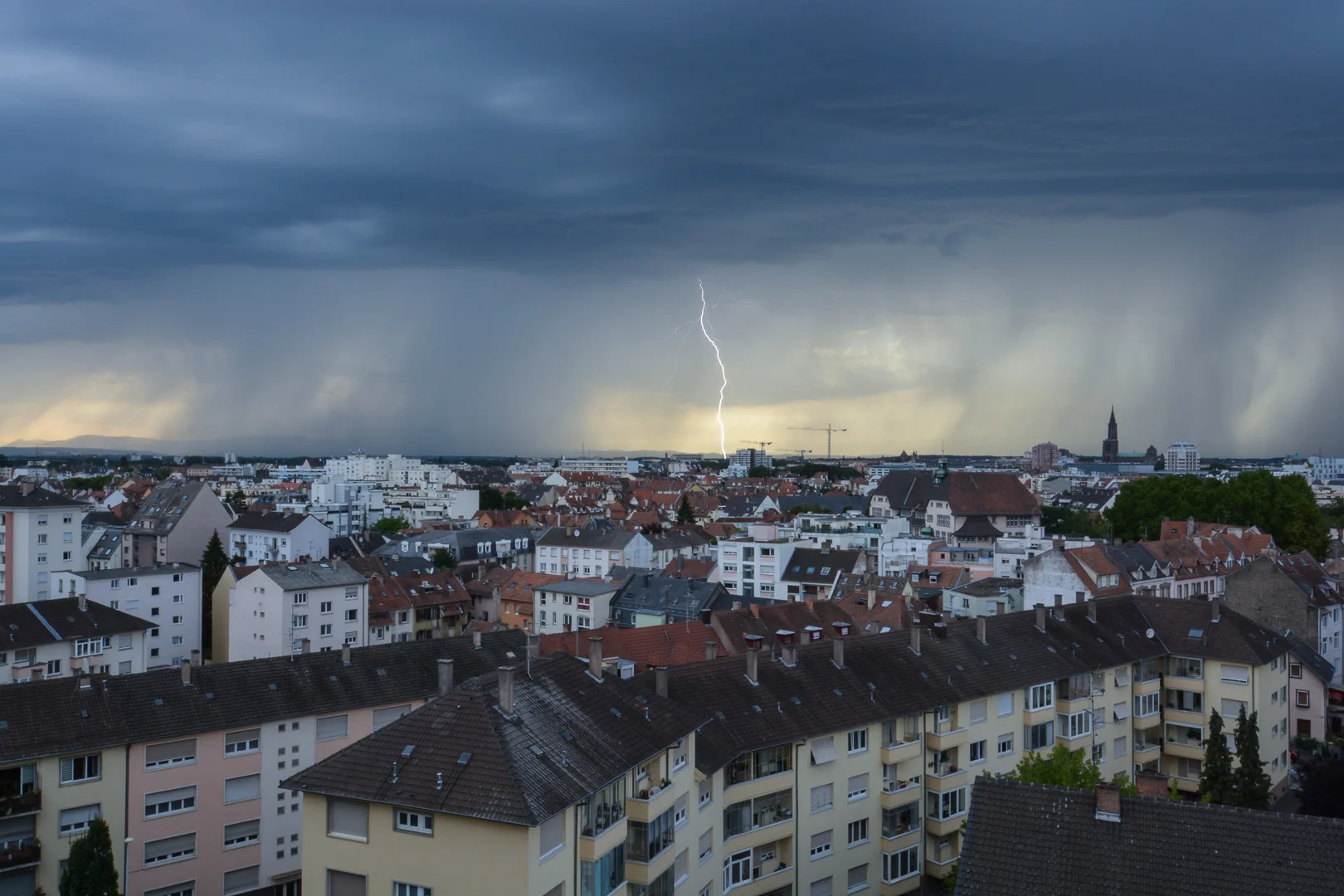We spent hours trying to get these lightning photos! I think we also took about 1,000 picture just trying to capture the strike!