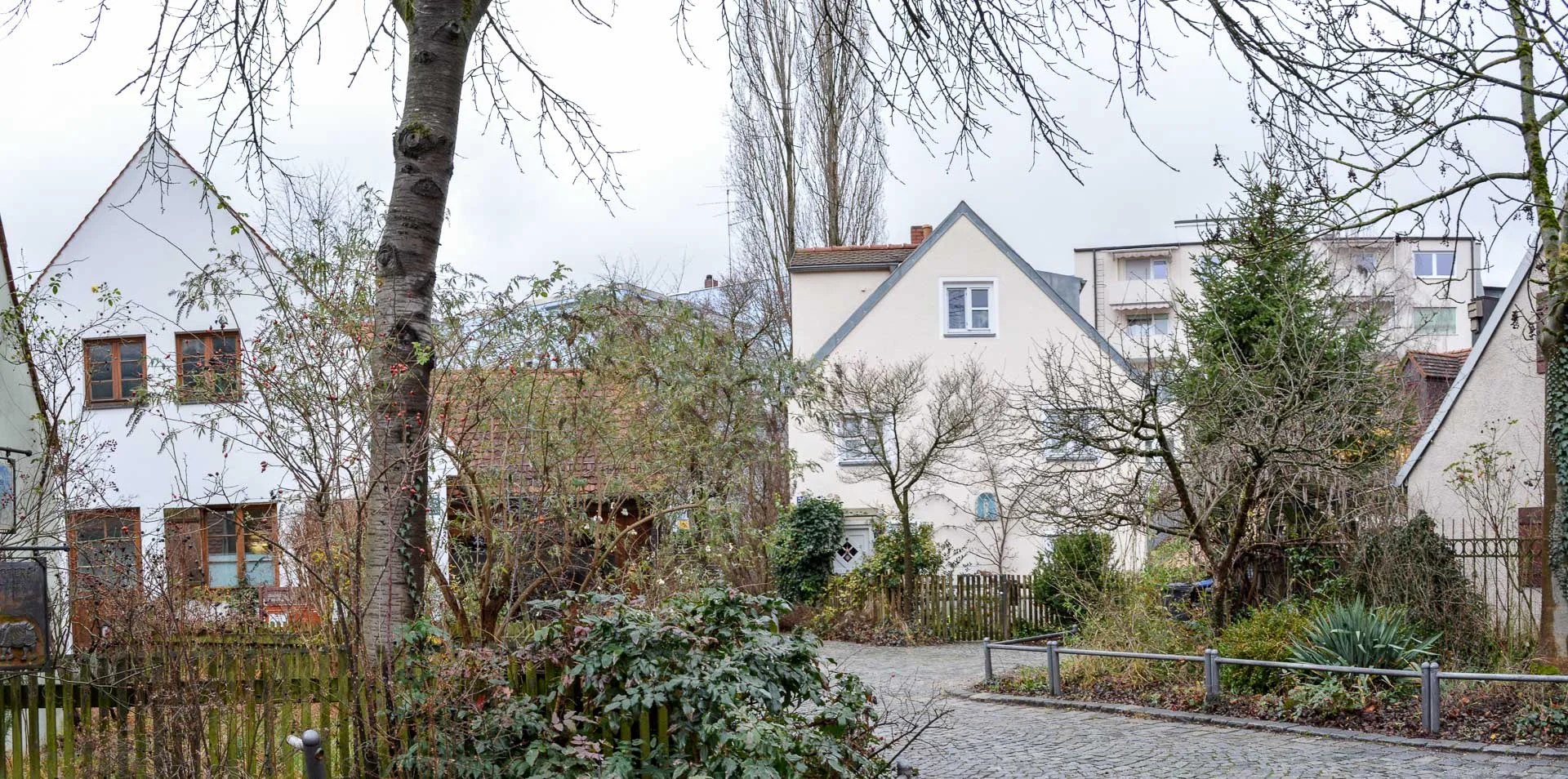 This little neighborhood was right in the middle of Munich!