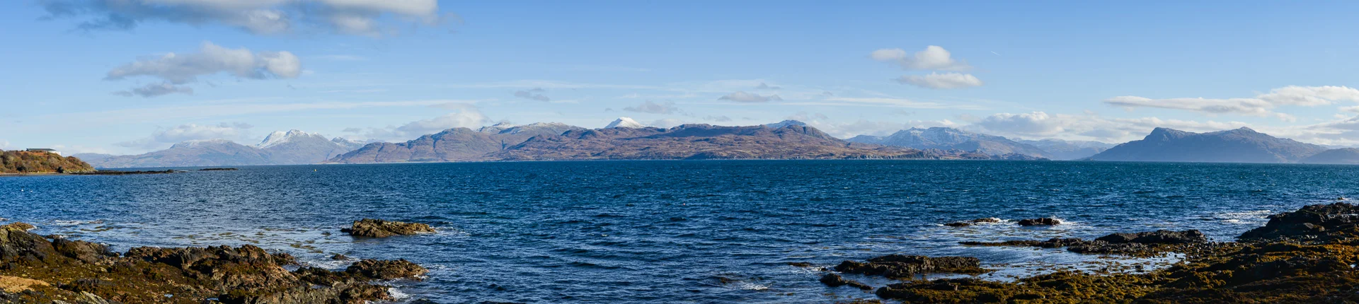 The drive to Sandy Beach offered gorgeous Highland Mountain views!