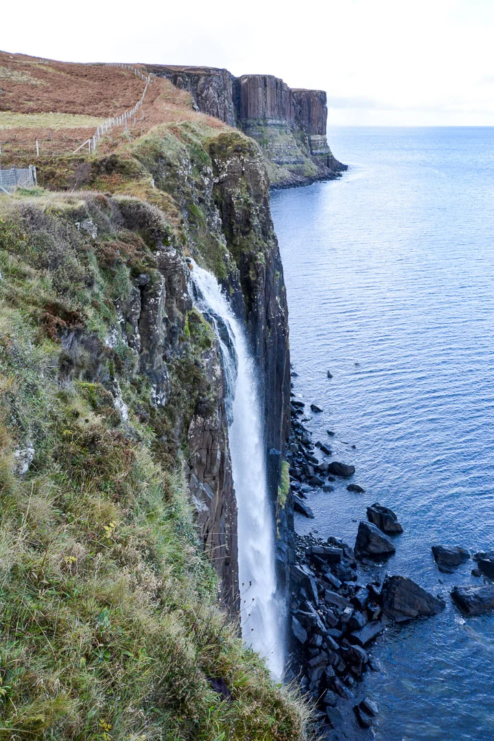 Mead Falls and Kilt Rock behind it!