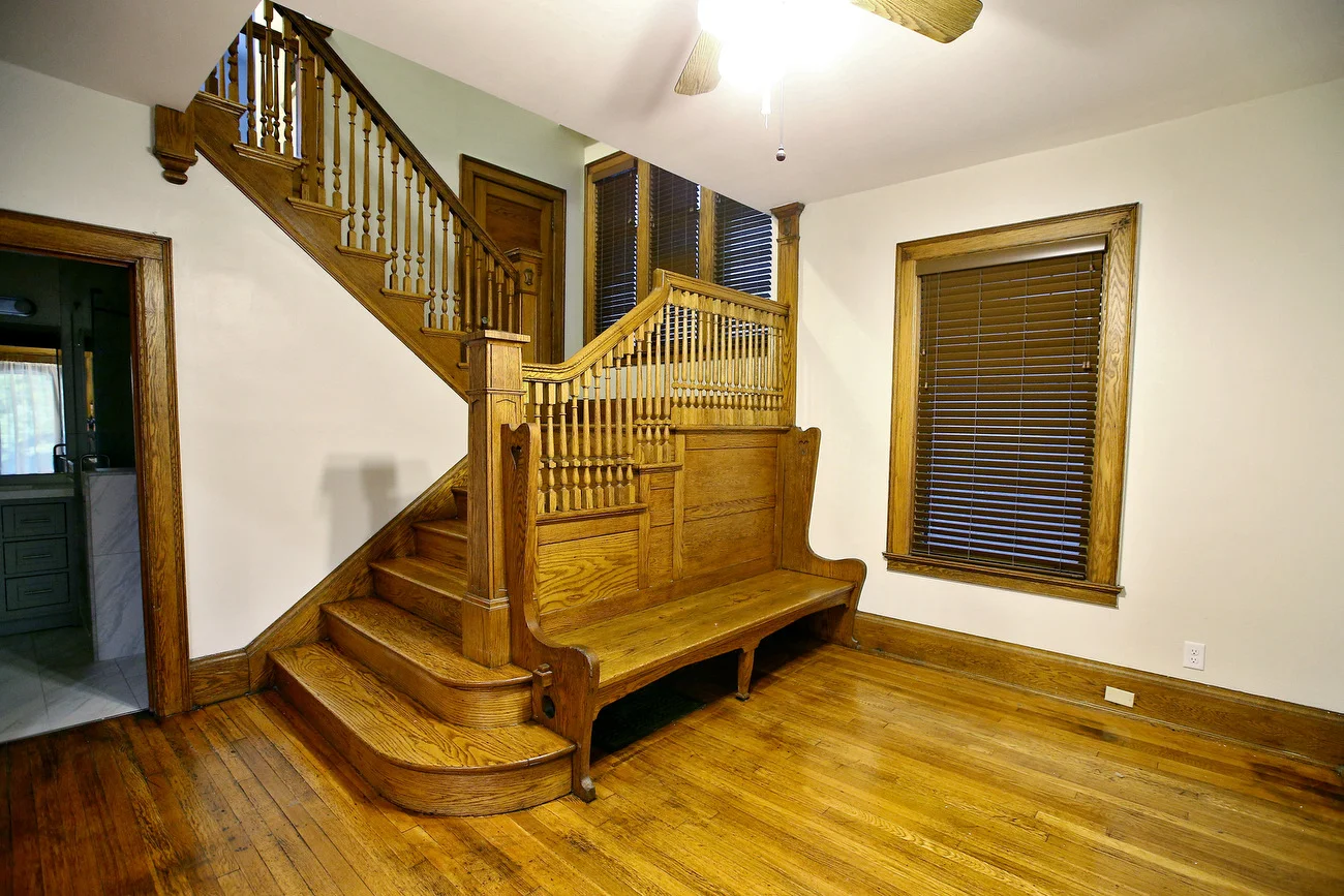  Entrance way with beautiful woodwork.  