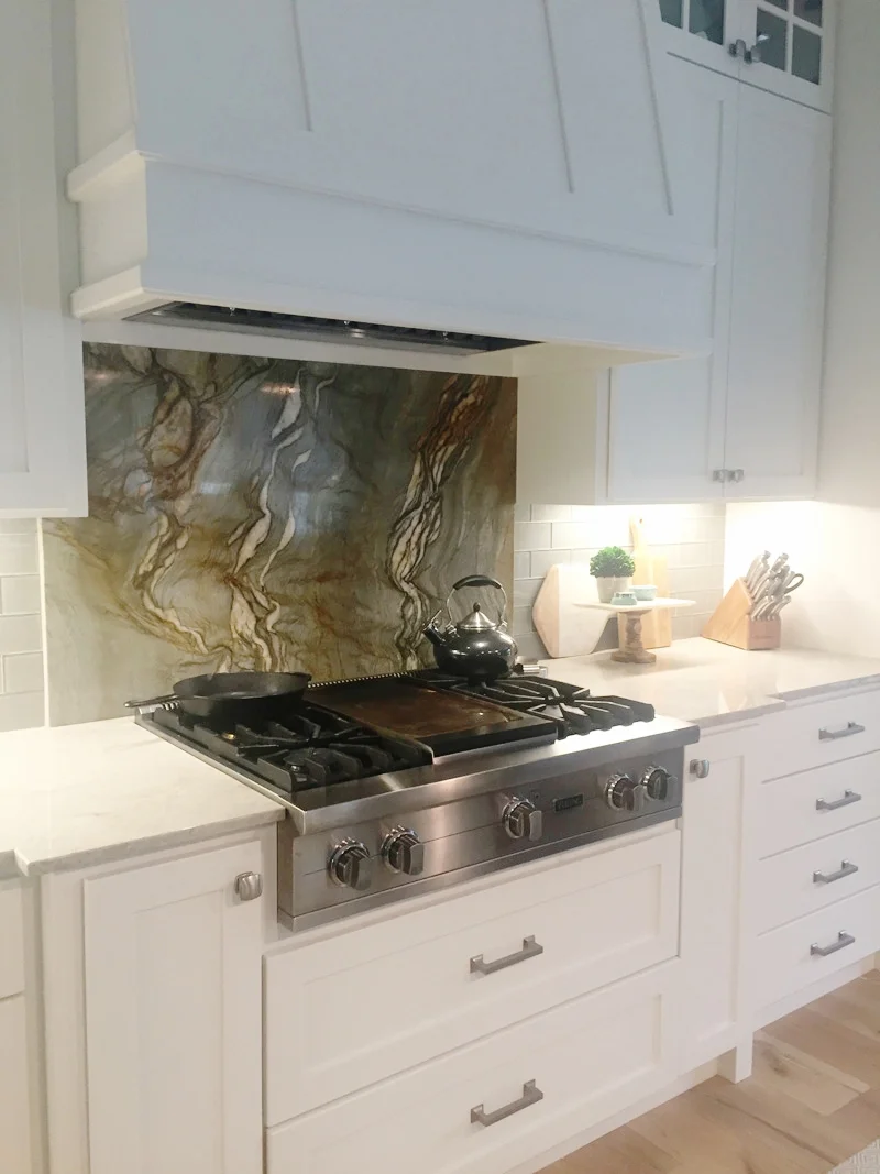 Counters clutter free and wiped down
