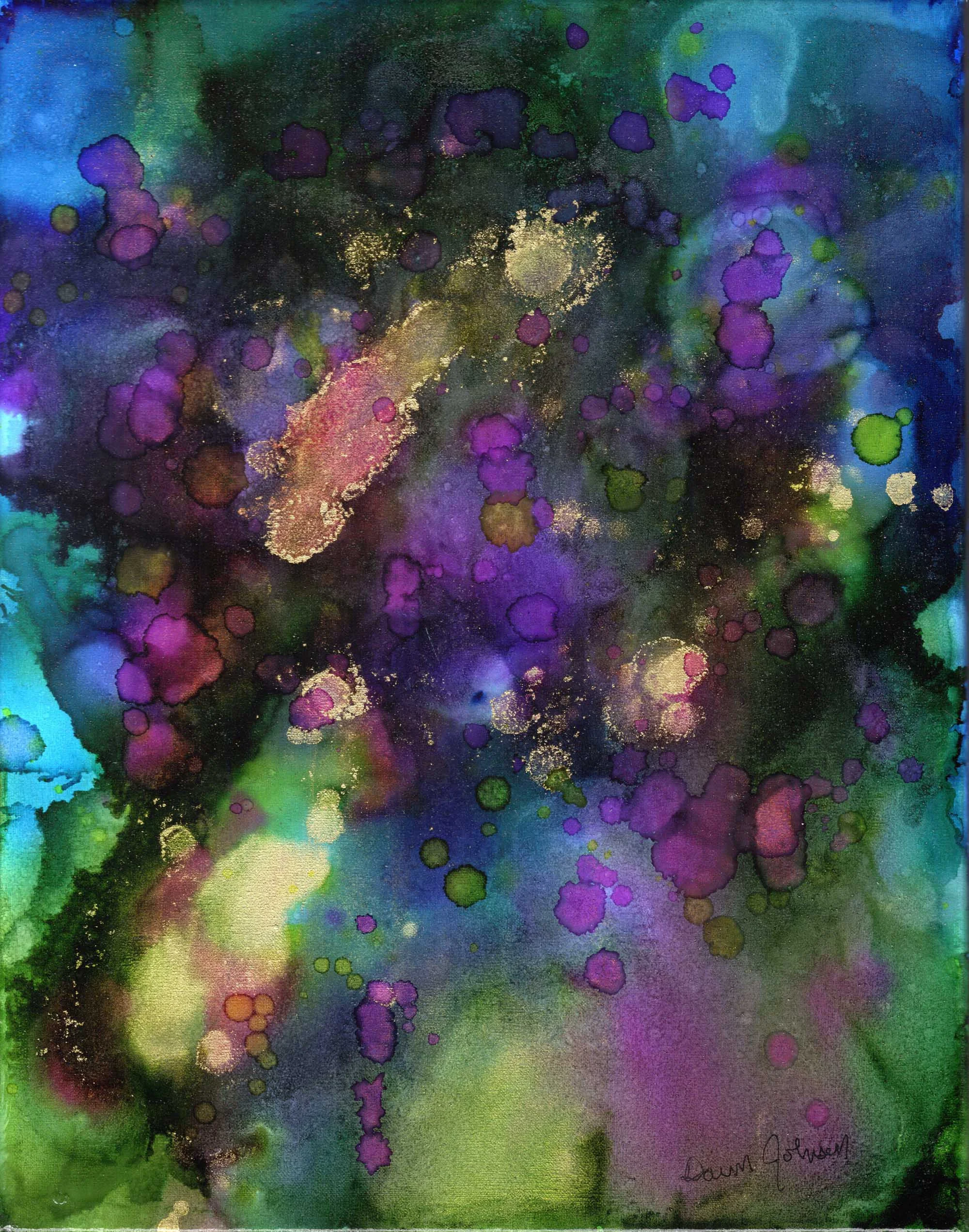 Stellar Nursery - Ink on canvas