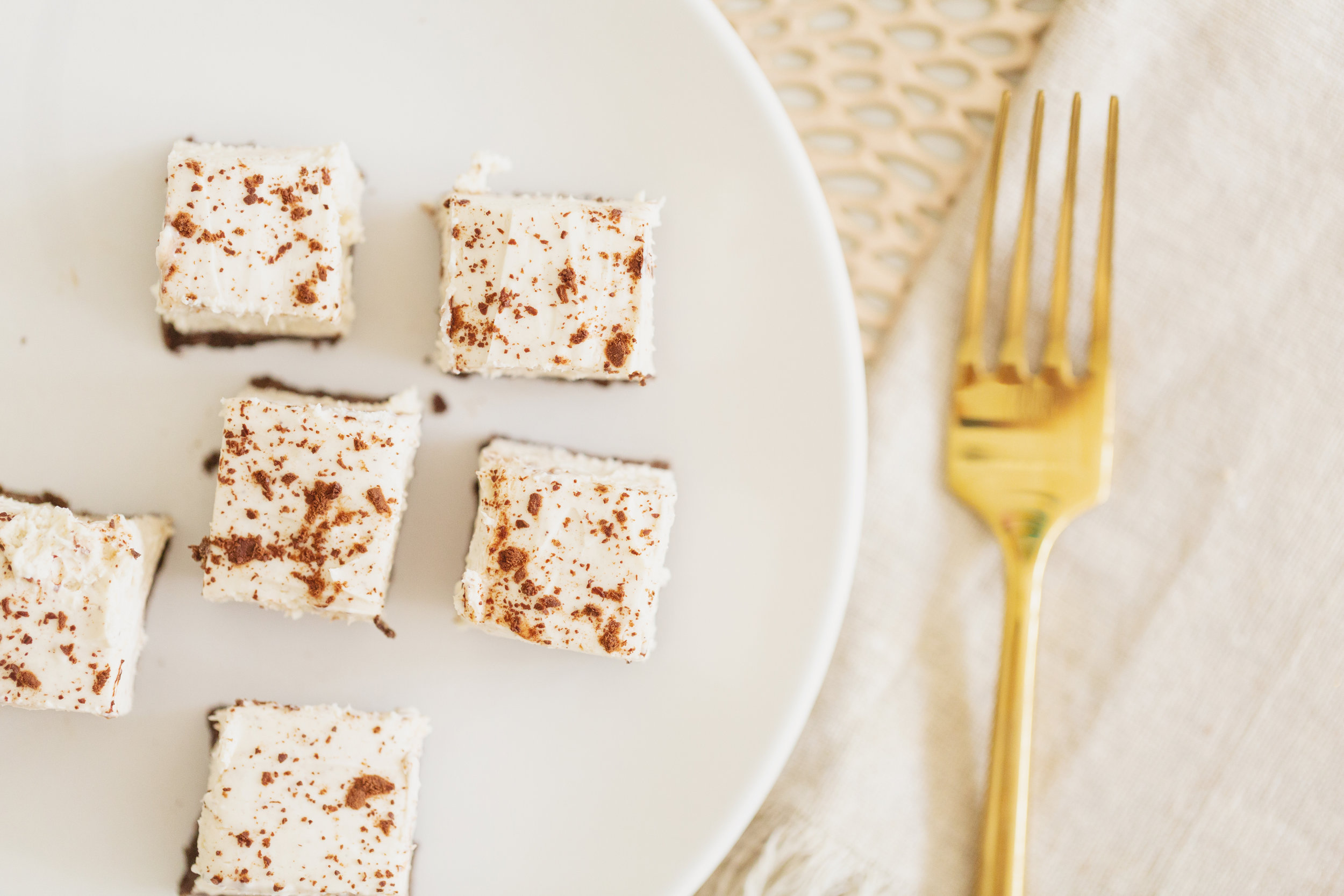 Low Carb Brownie Cheesecake Squares - Nicki Pasqualone - Type 1 Diabetes Recipes