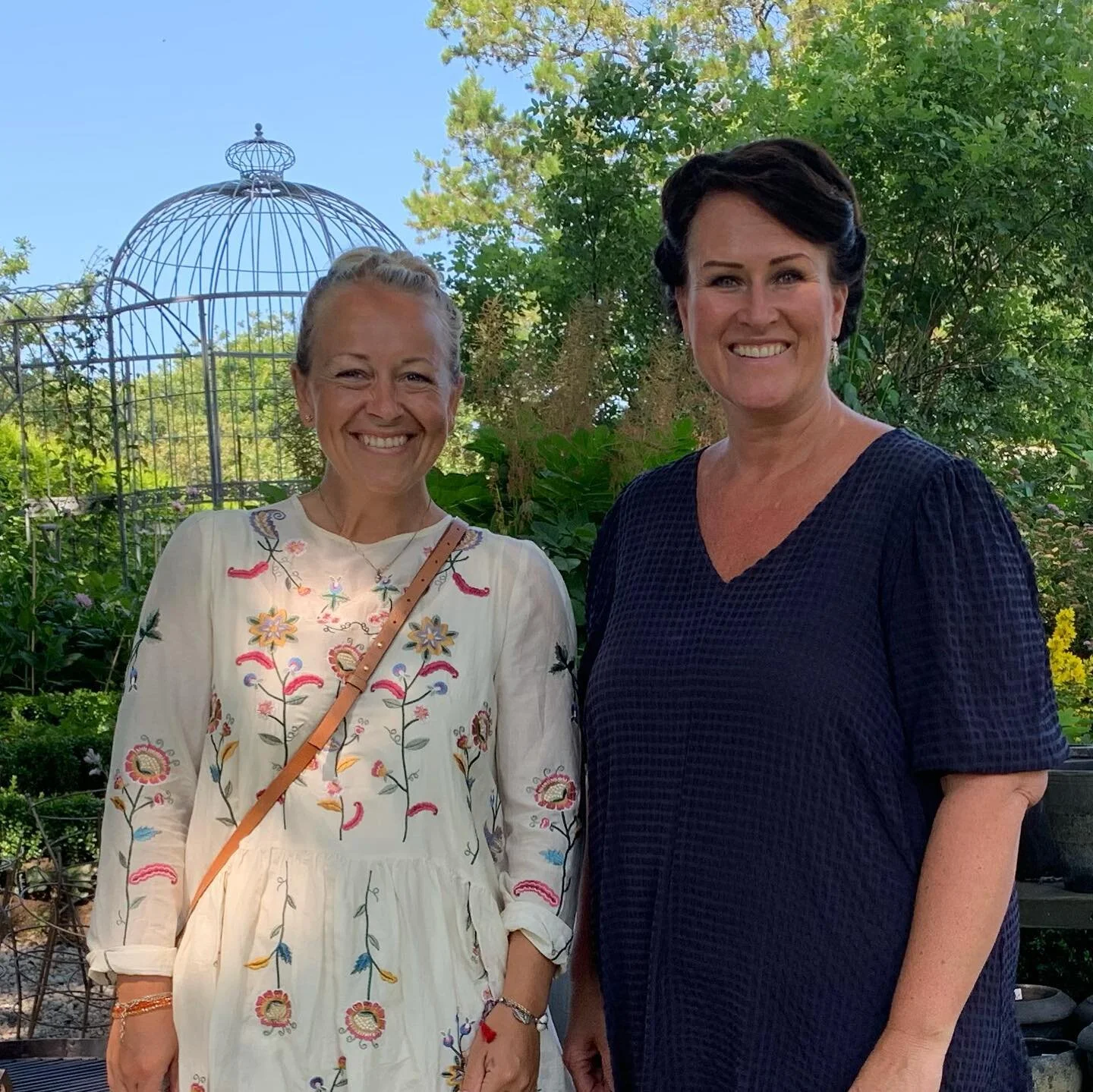 For et bes&oslash;k, for en hage og for ei dame! Tusen takk @ingunnshage for at vi fikk oppleve hagen din🤩
