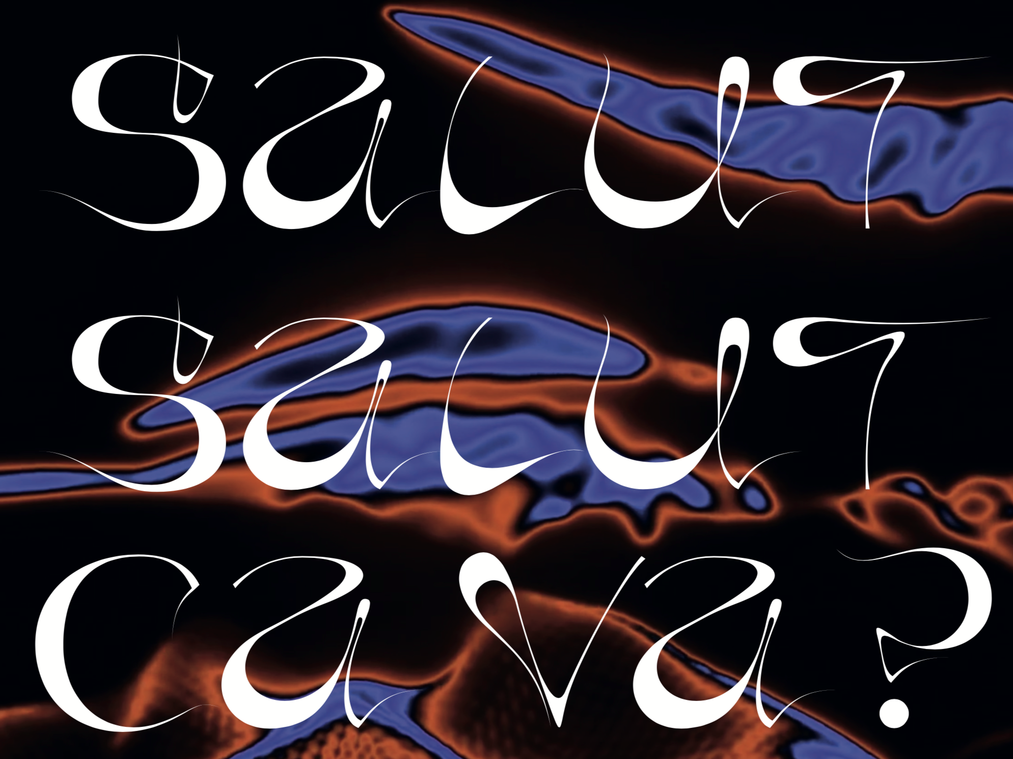 SALUT SALUT, ÇA VA ? 