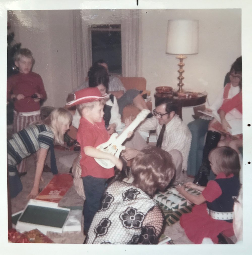 Hiller Christmas circa 1971 with many Aunts, Uncles and cousins.