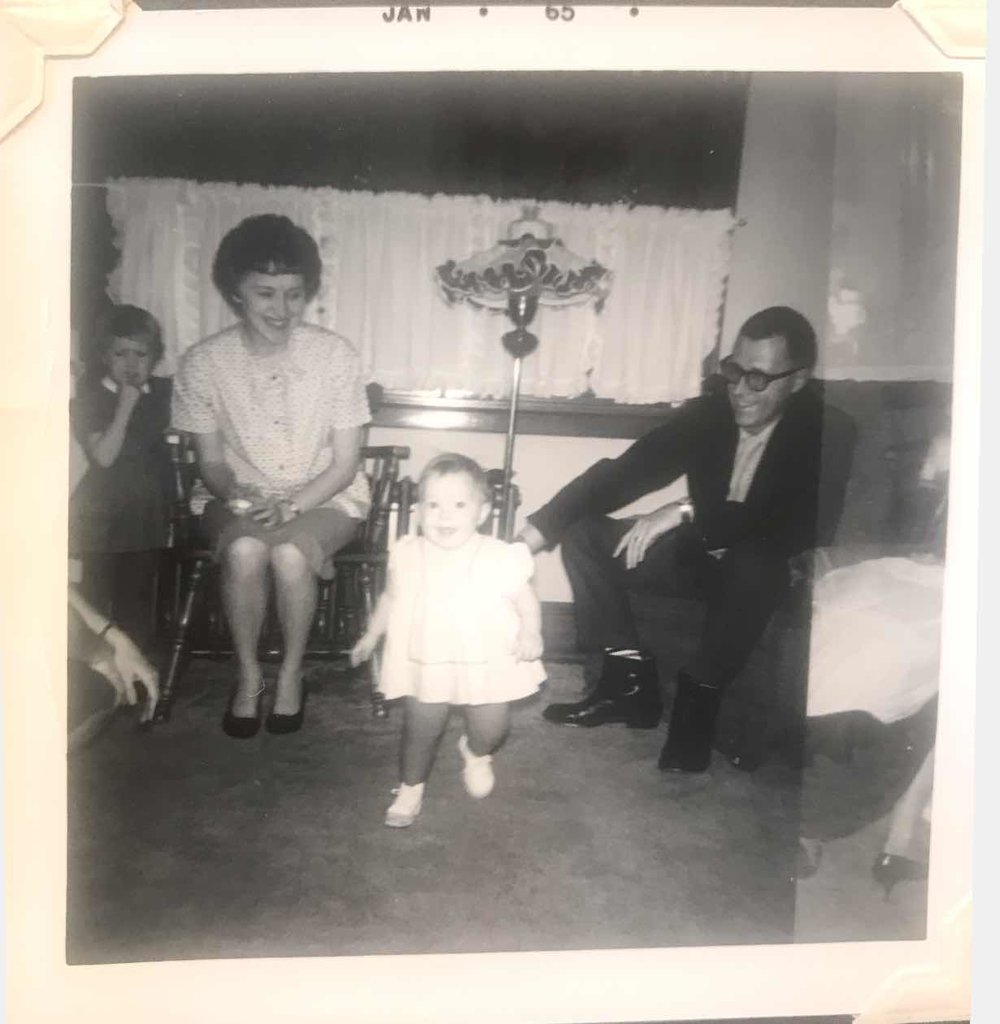 Me, Mom, Lynn and Uncle Jim, 1964.
