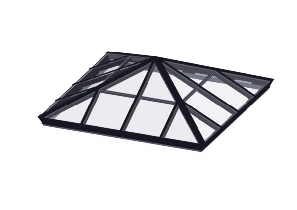 Square Pyramid</br>Glass, Hurricane Rated or Polycarbonate Available