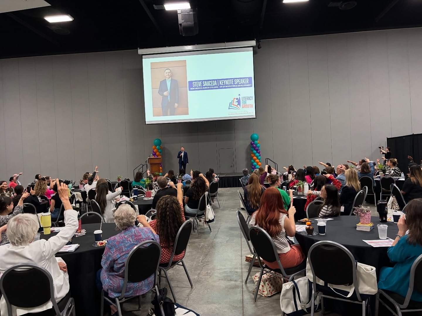 Thank you to the @basinliteracy for the honor of being your keynote speaker this morning at your annual Literacy Summit. I appreciated your warm welcome; participation and energy; and kind feedback. It was wonderful to see some familiar faces &amp; f