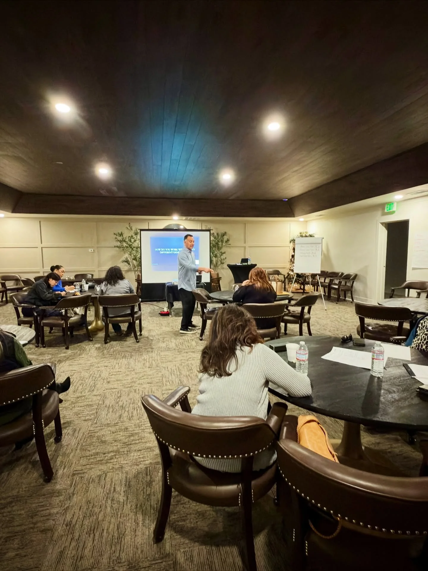 I have been traveling so much for work lately that it has been two months since I was on the speaking trail and it felt GREAT being back at it! I spent the morning with the administrative support team at Lucky Family of Excellence talking about leade