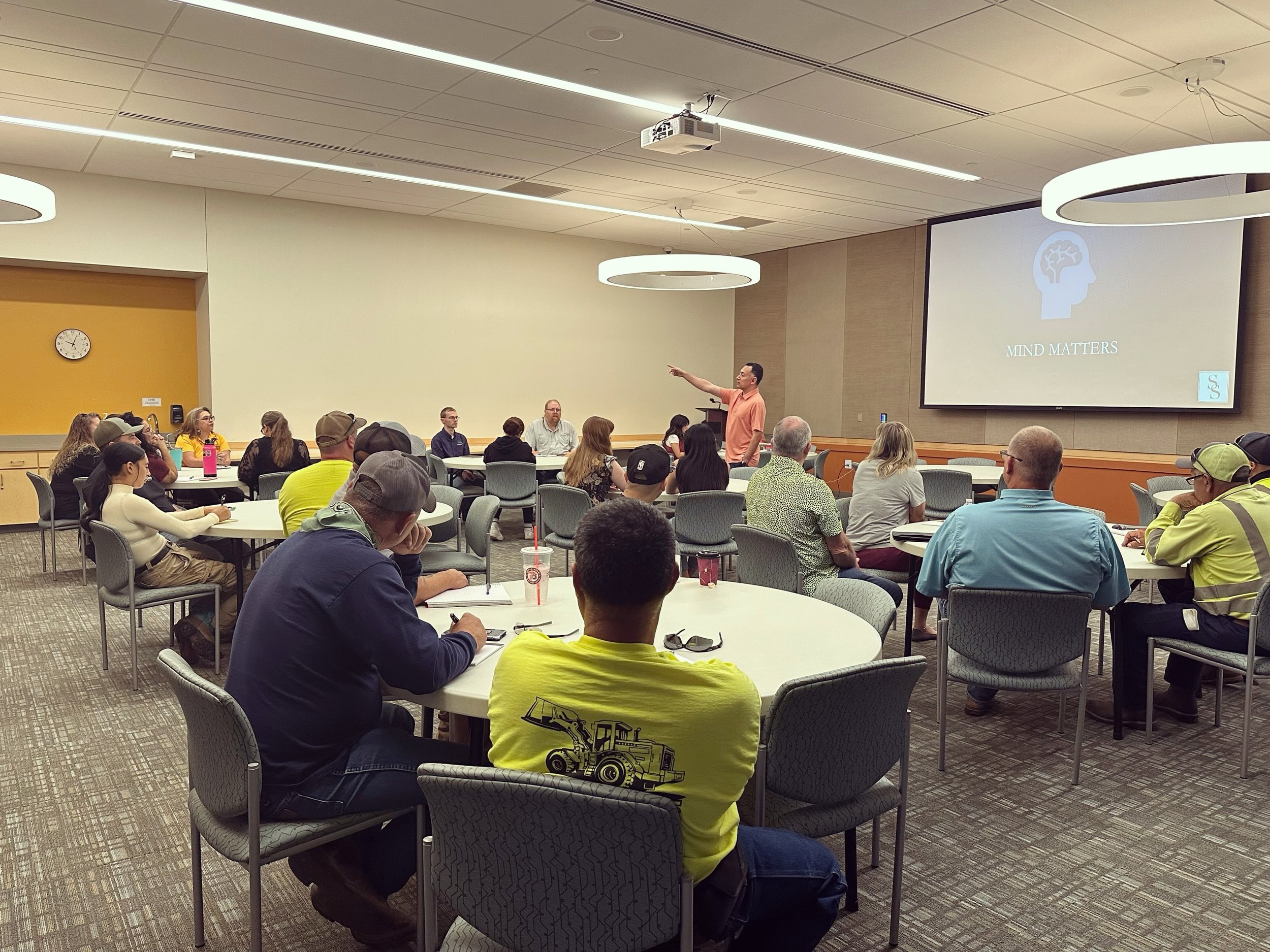 There&rsquo;s something powerful about a room full of people willing to have the conversations that aren&rsquo;t always easy.

Today, I was back on the road, speaking for @cityofhobbsnm , leading a session on Mind Matters: Changing the Mental Health 
