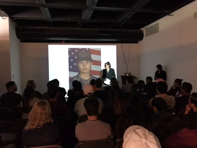 Amber Hoy’s October 2018 presentation at Cypress College Art Gallery