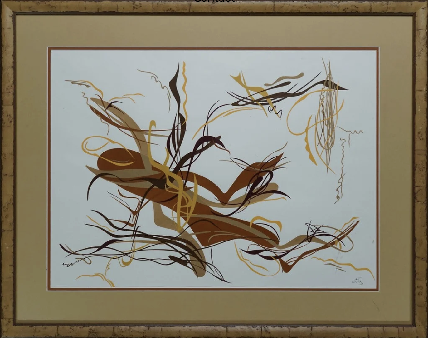   Composition with Birds, 1991   Cut and pasted paper, 18 x 24 3/4 in. (sight); 26 x 32 1/4 in. framed 