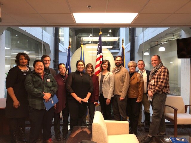 MACS 2020 meets with Senator Tina Smith's Office - January 2020