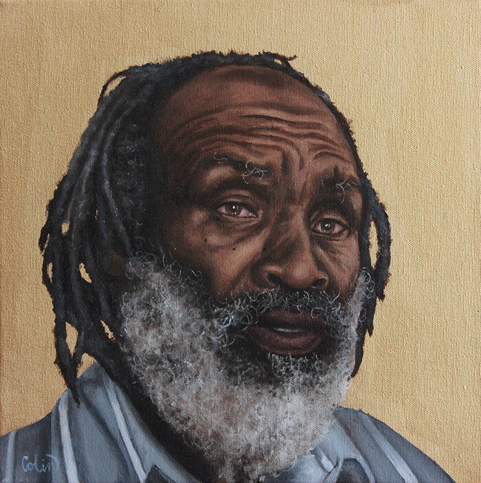 Ras Sam Brown (oil on canvas)