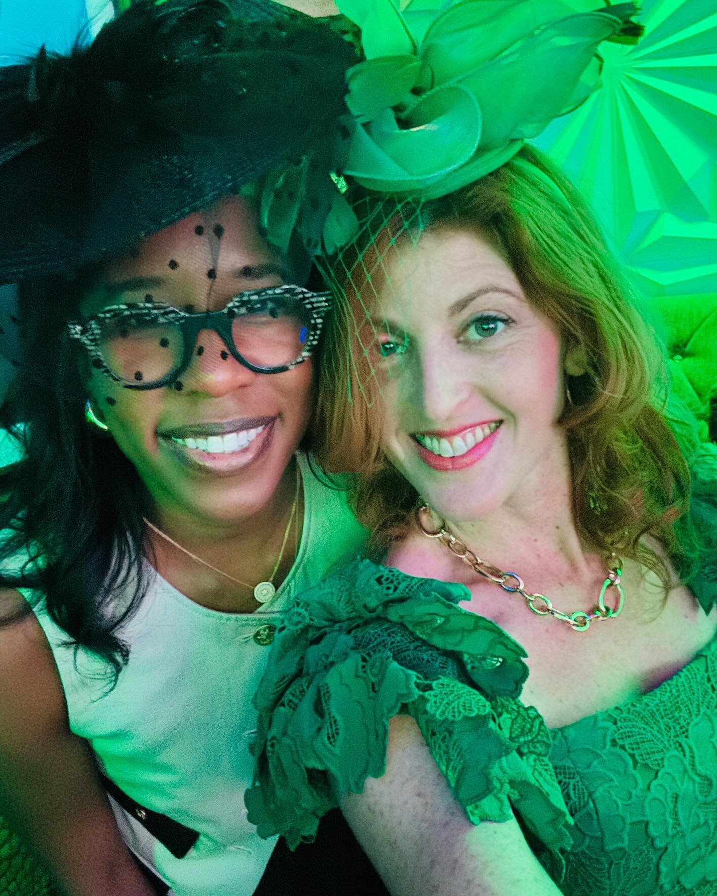 I love any excuse to wear a FAB hat for #kentuckyderby watch party. Fierceness was the favorite but Mystik Dan WINS the race! 🏇A wonderful NY night beautiful friends @nikkitaylorvibe &amp; @tay_ban getting with 🏆 an award winning dinner @cathedrale