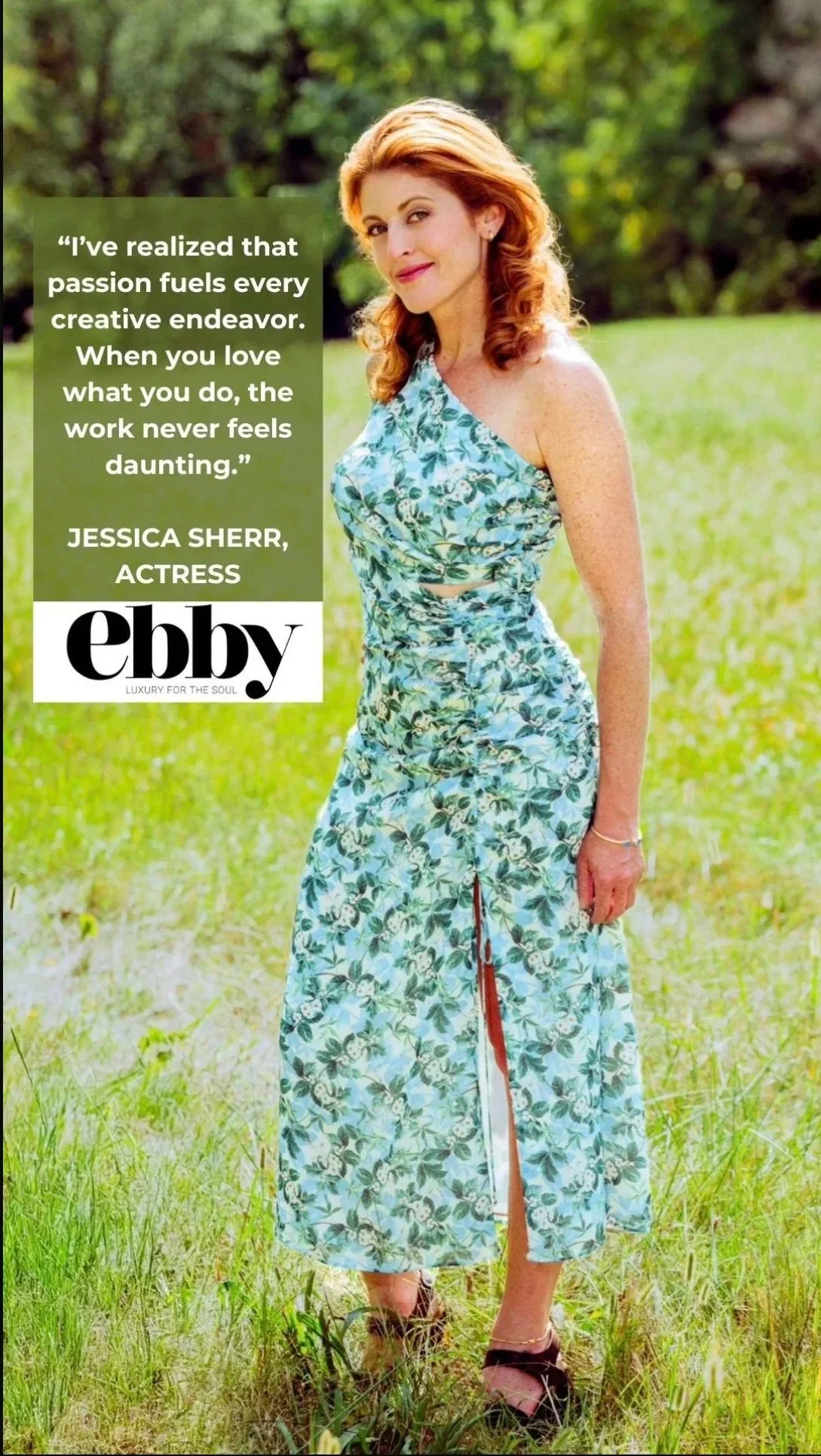 Jessica Sherr Featured in Ebby Magazine 