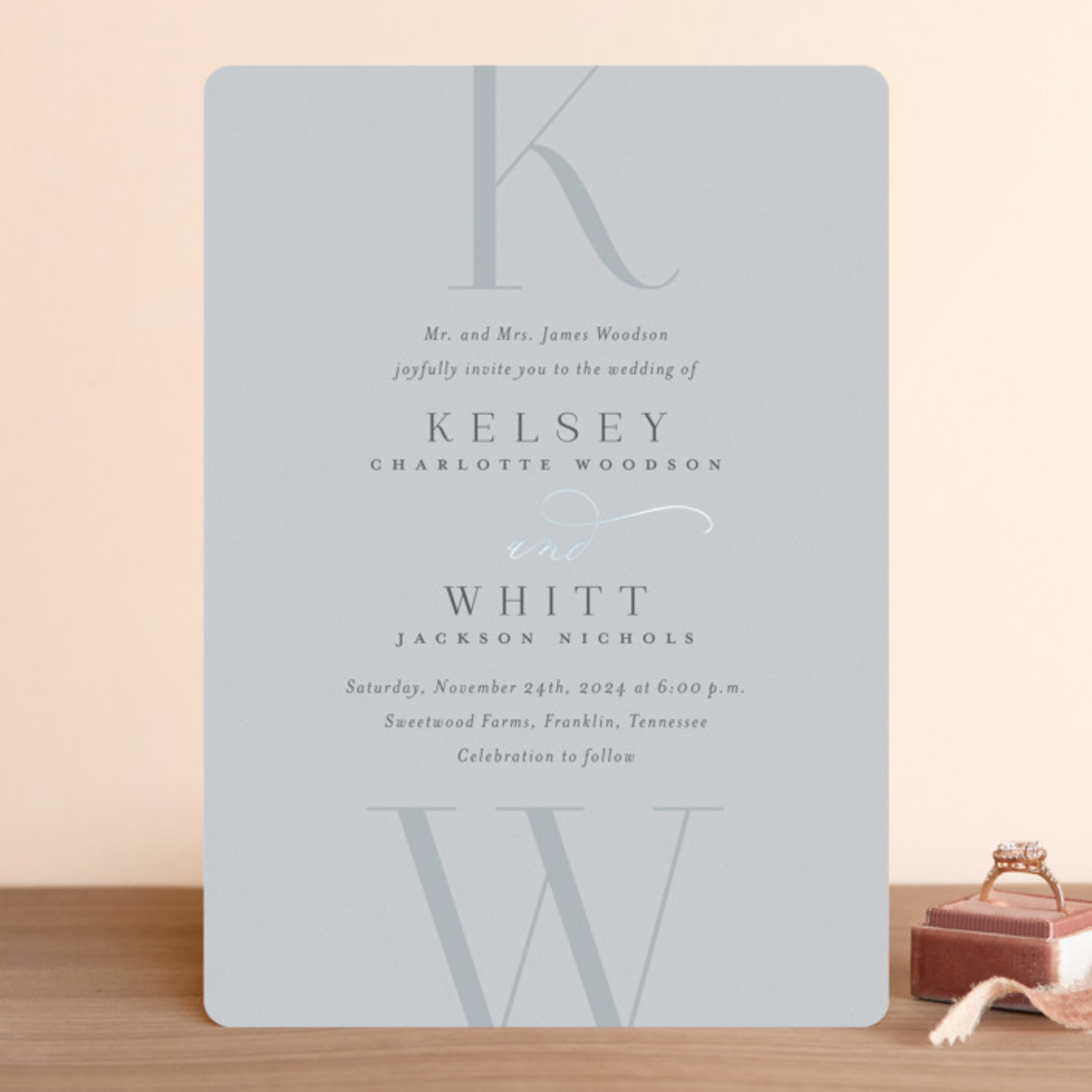 Over Monogram by Minted